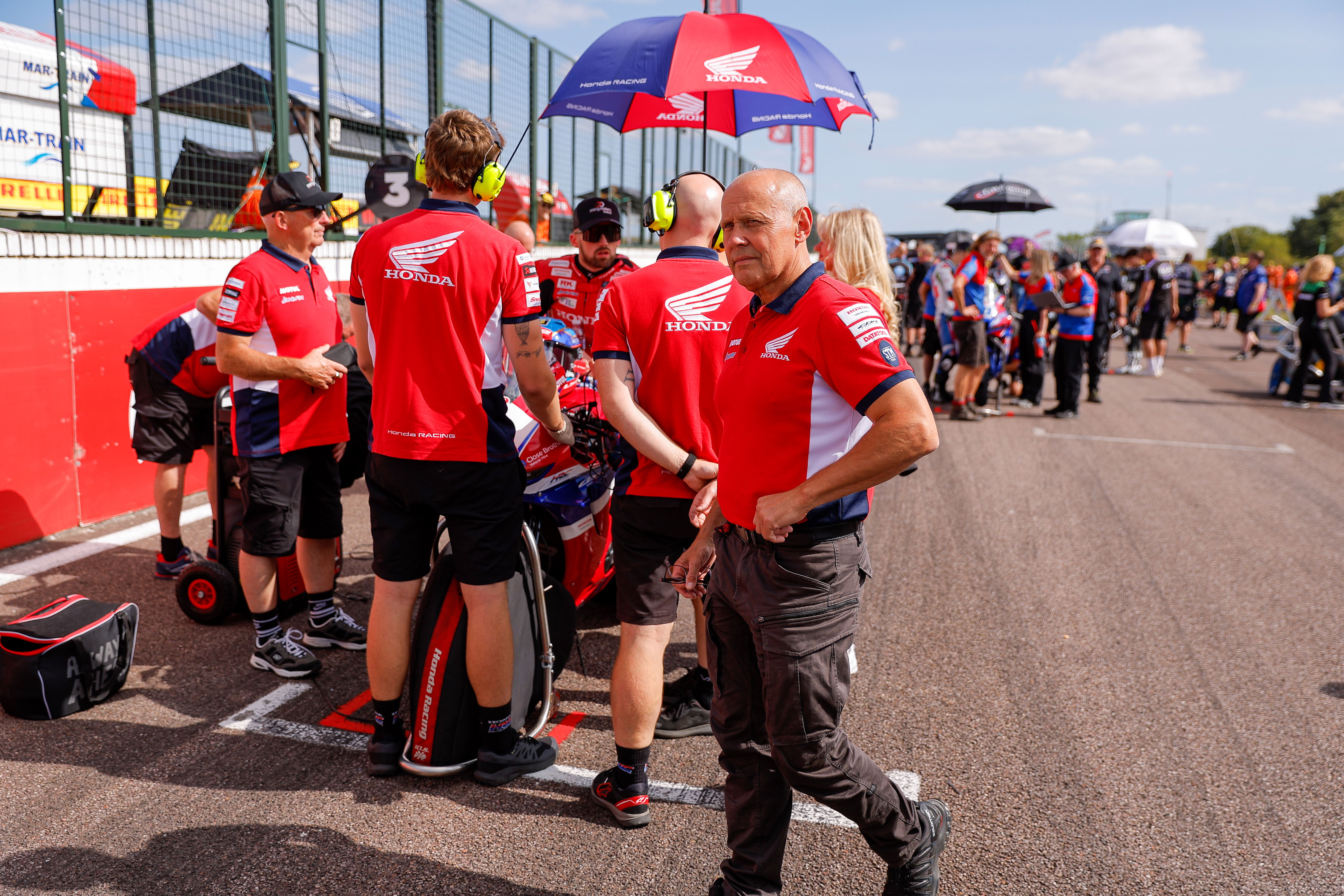 Havier Beltran, 2025 Thruxton BSB. Credit: Honda Racing UK.