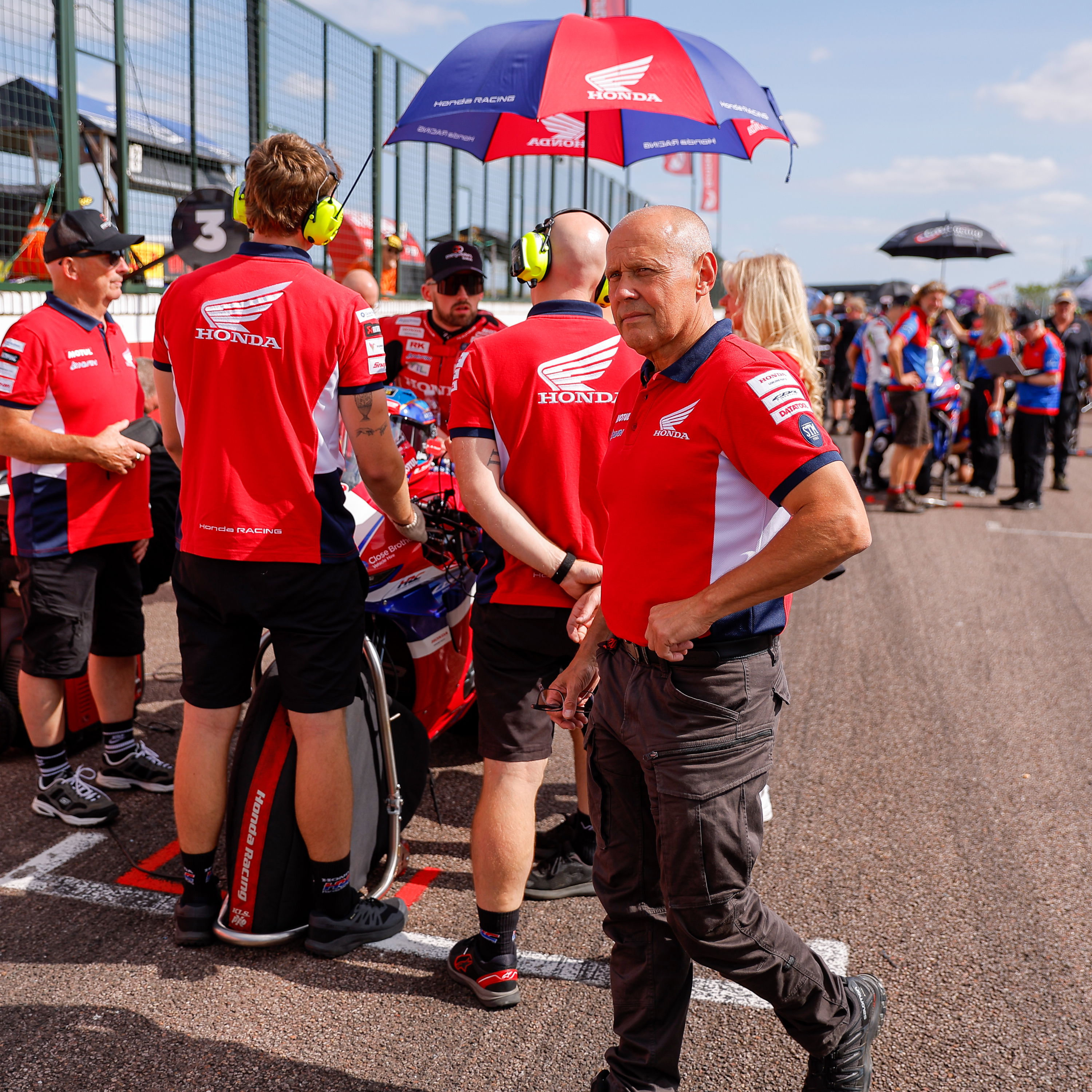 Havier Beltran, 2025 Thruxton BSB. Credit: Honda Racing UK.