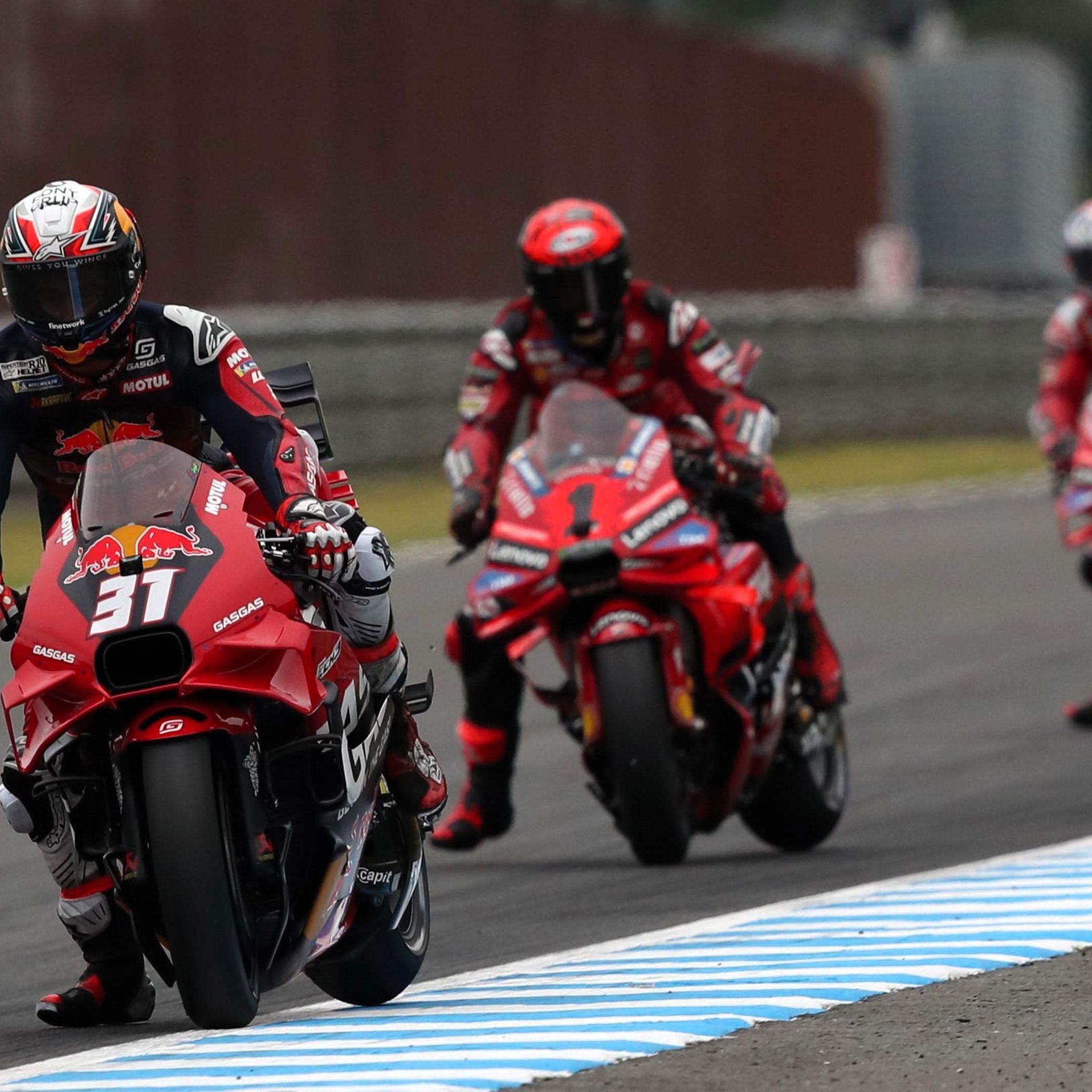 Acosta, Bagnaia, Bastianini, 2024 Japanese MotoGP Sprint