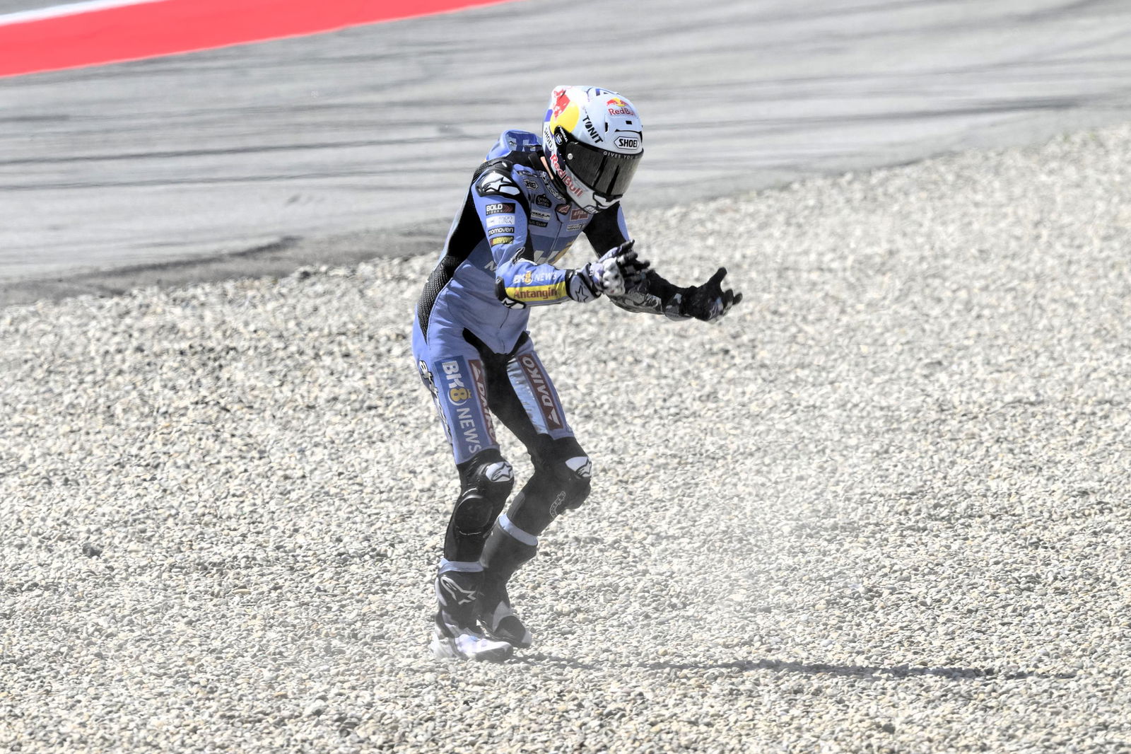 24 hours earlier, Alex Marquez threw away a safe Sprint victory at Turn 10