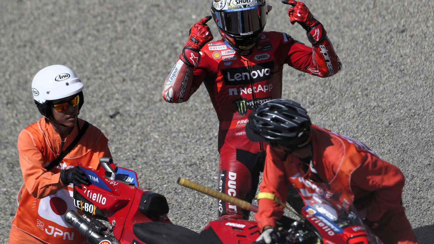 Marc Marquez, final practice crash, 2025 Japanese MotoGP