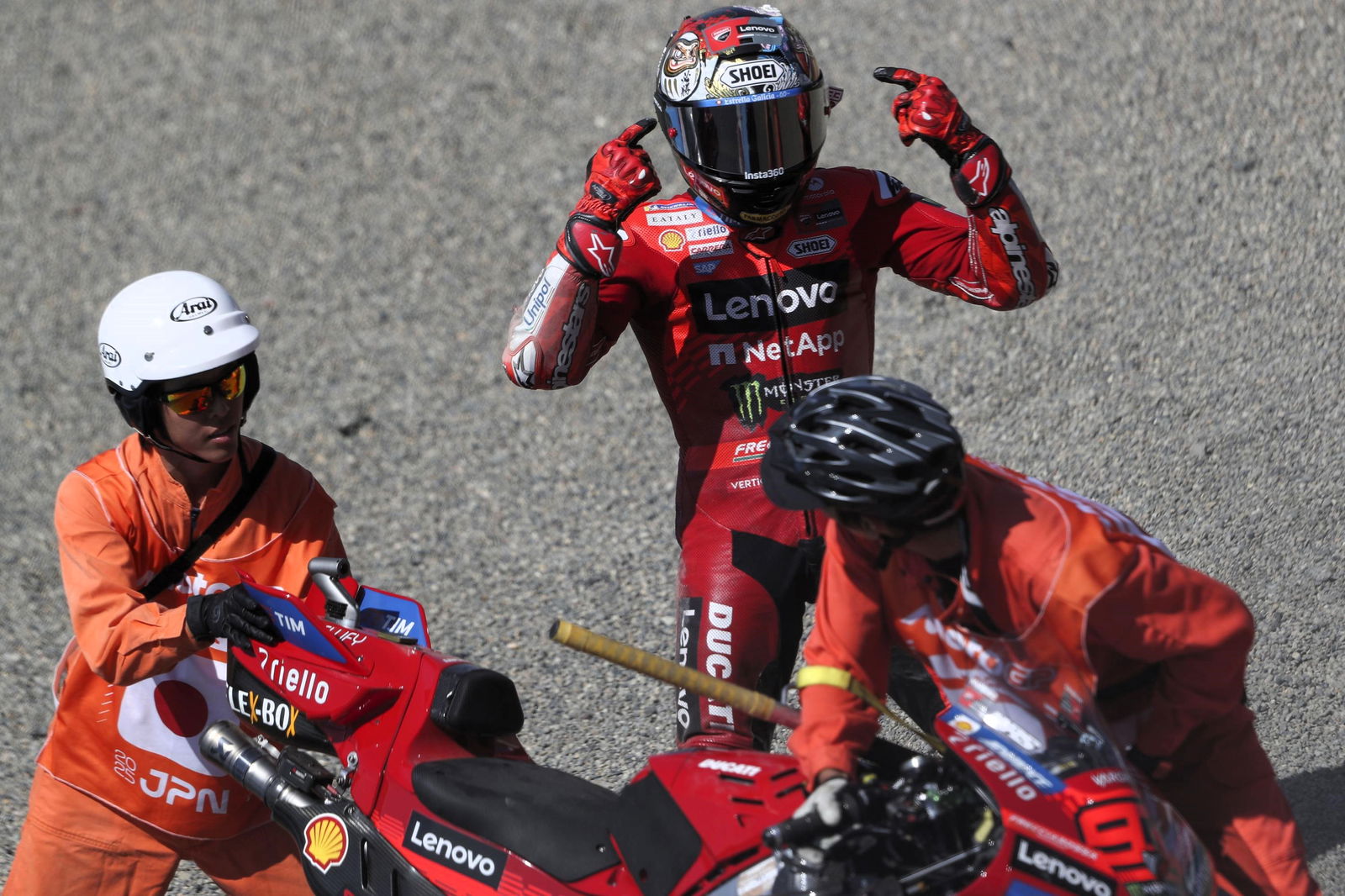 Marc Marquez, final practice crash, 2025 Japanese MotoGP