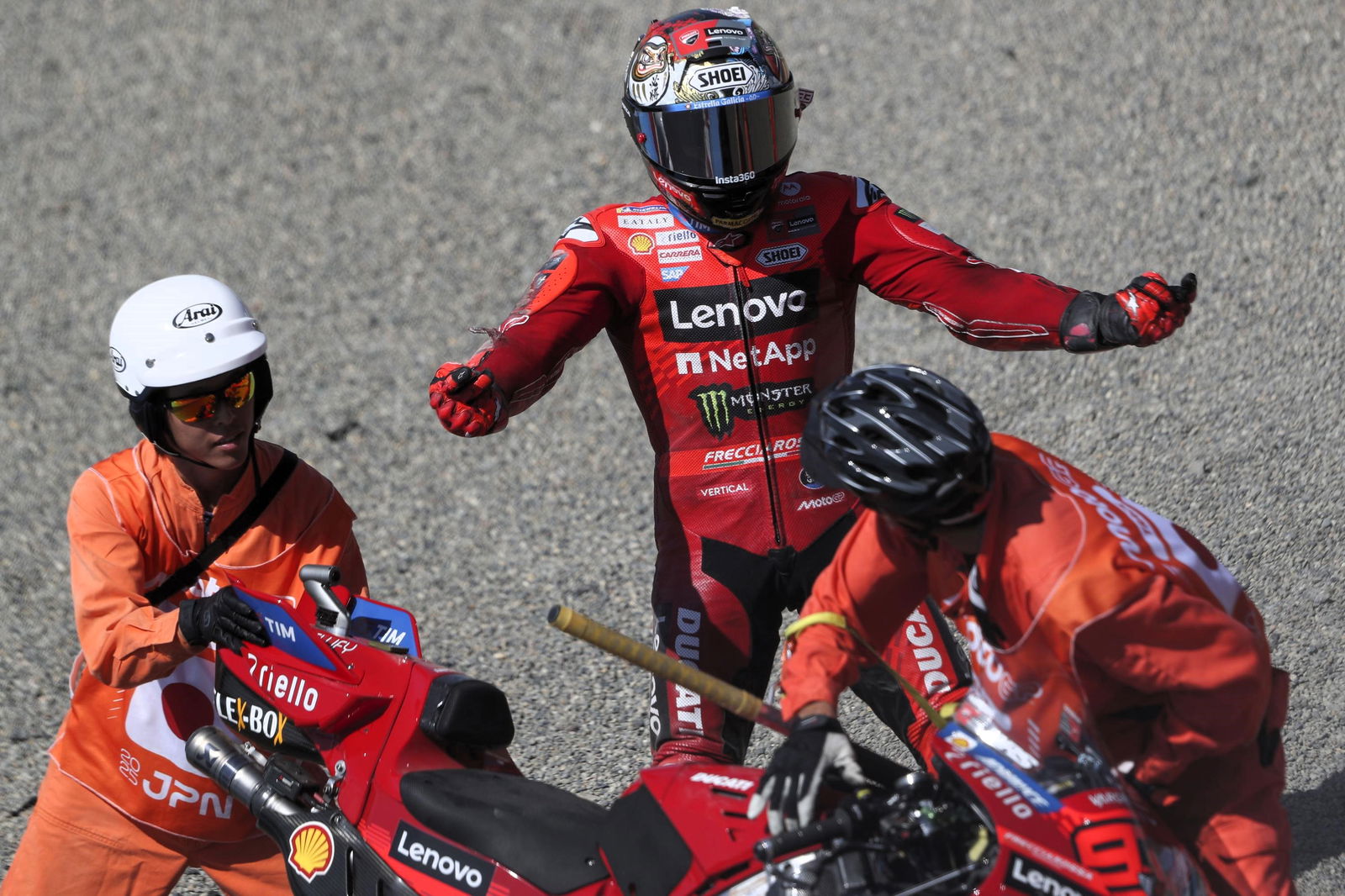 Marc Marquez, final practice crash, 2025 Japanese MotoGP