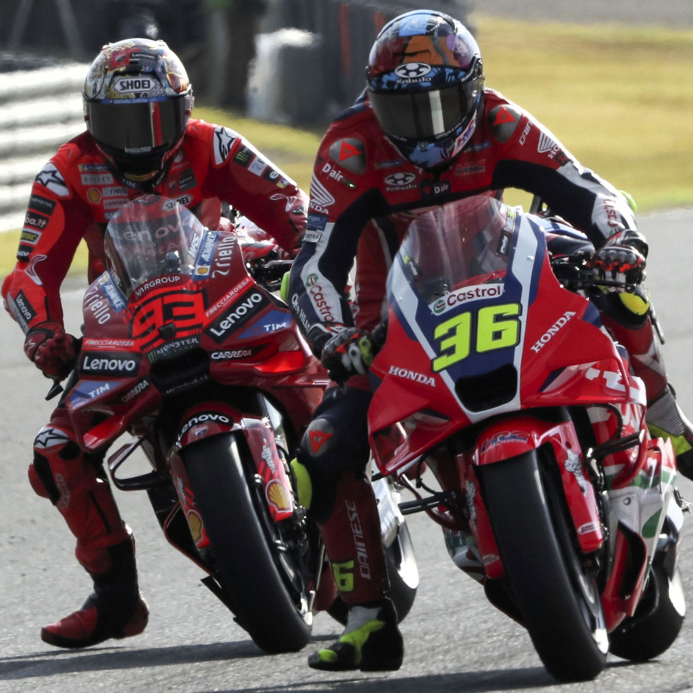 Marc Marquez, Joan Mir, 2025 Japanese MotoGP Sprint