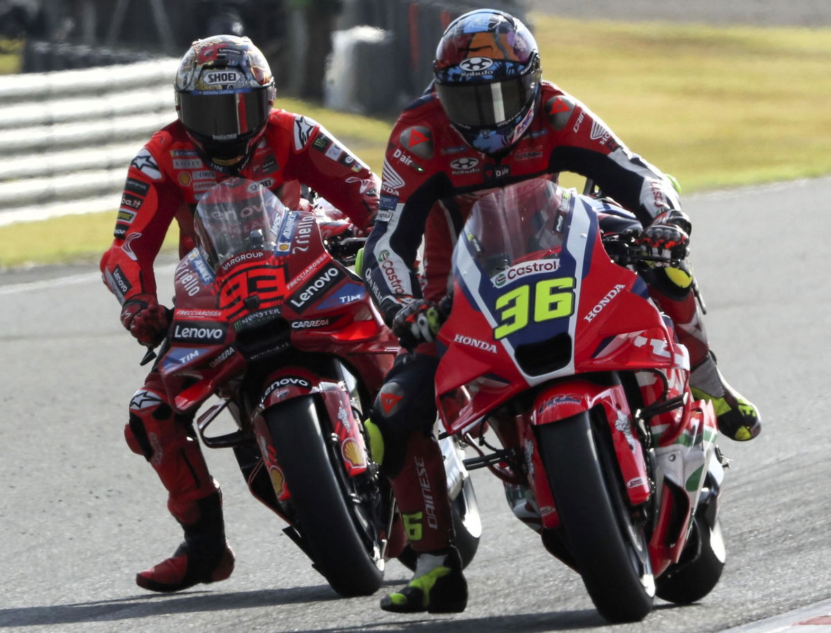 Joan Mir: “Hopefully I can make a block pass on Marc Marquez tomorrow!” after Motegi MotoGP Sprint duel
