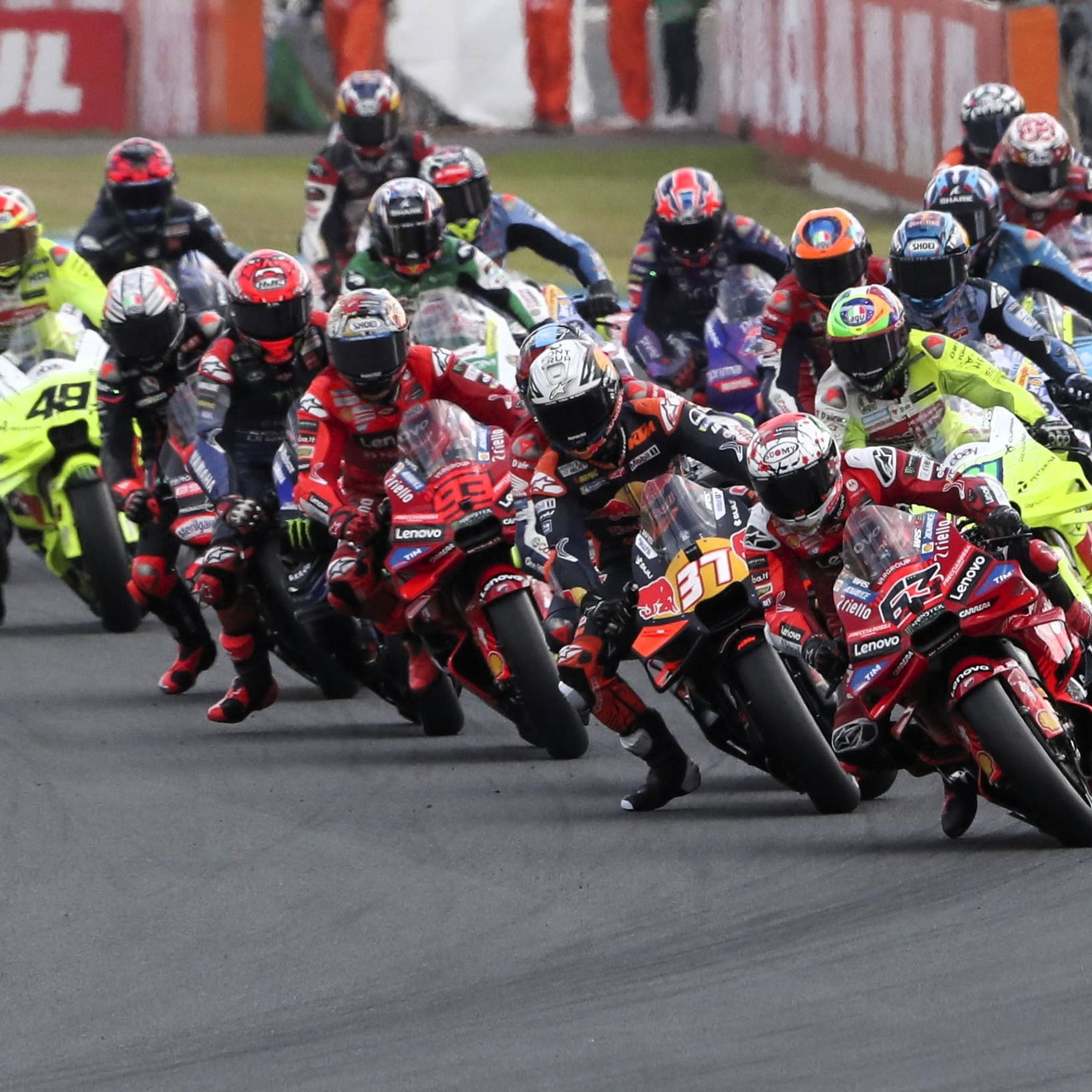 Start, 2025 Japanese MotoGP