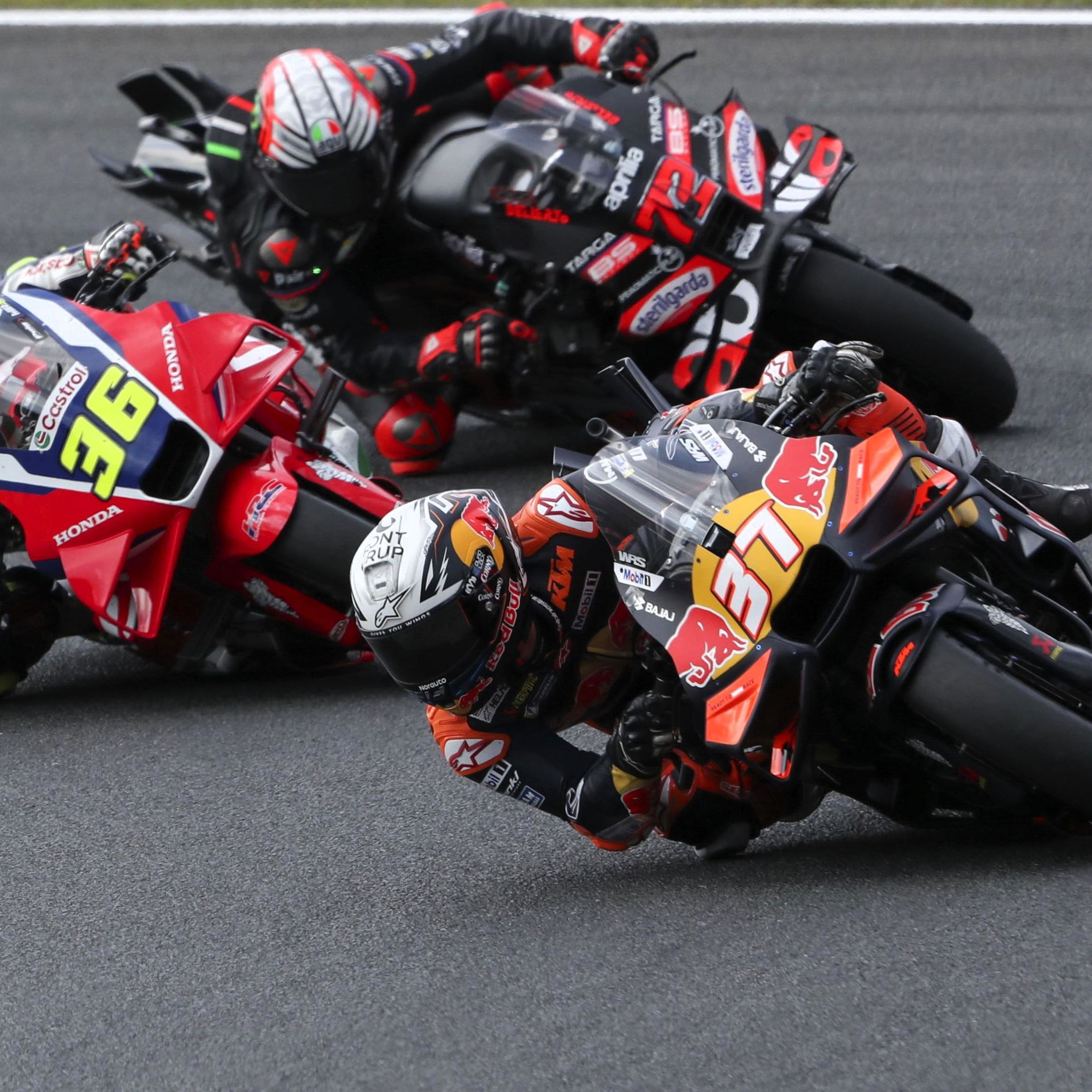 Pedro Acosta, Joan Mir, Marco Bezzecchi, 2025 Japanese MotoGP