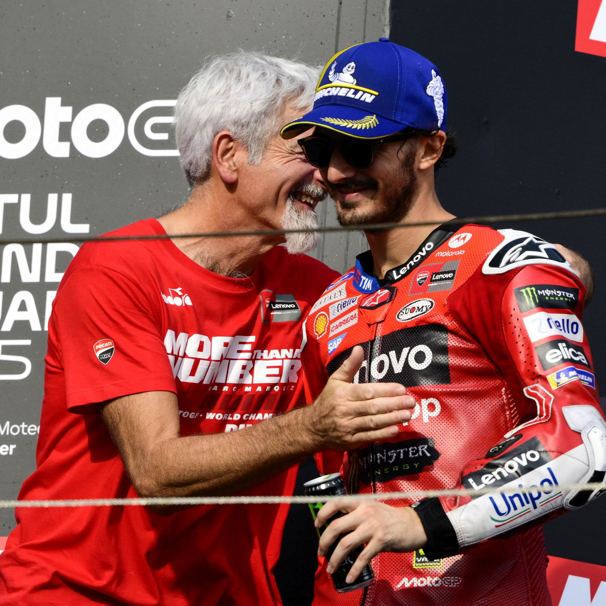 Francesco Bagnaia, Gigi Dall’Igna, 2025 Japanese MotoGP