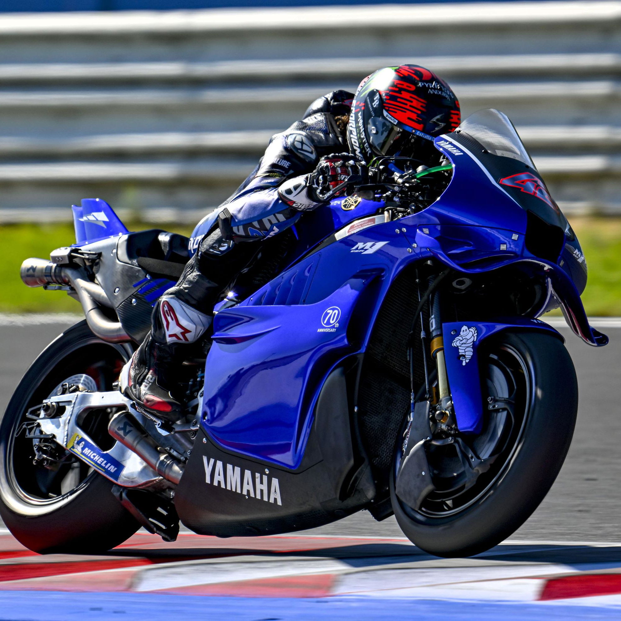 Alex Rins, Yamaha V4, Misano MotoGP Test (pic: Yamaha)