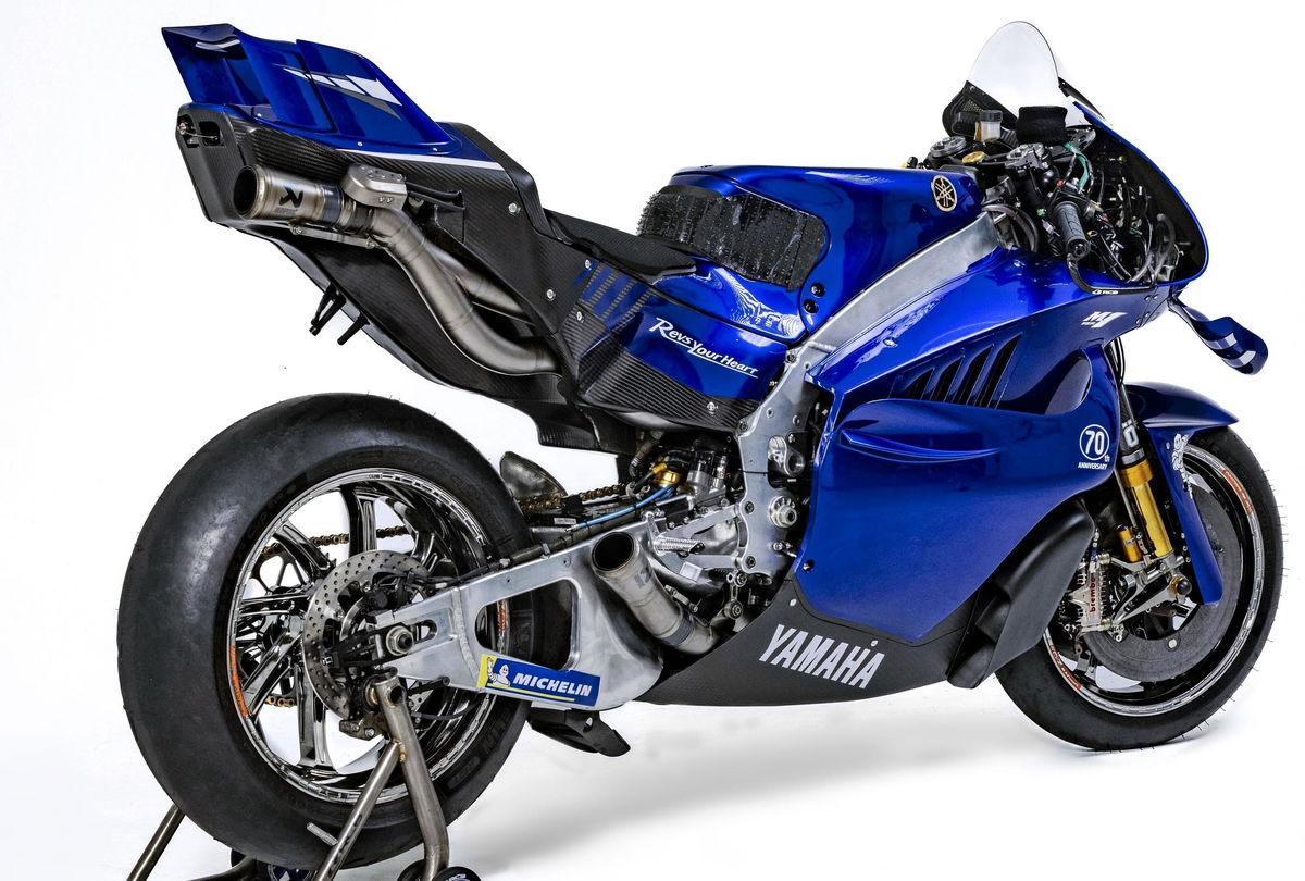 PICTURES: Yamaha unveils V4 MotoGP prototype at Misano