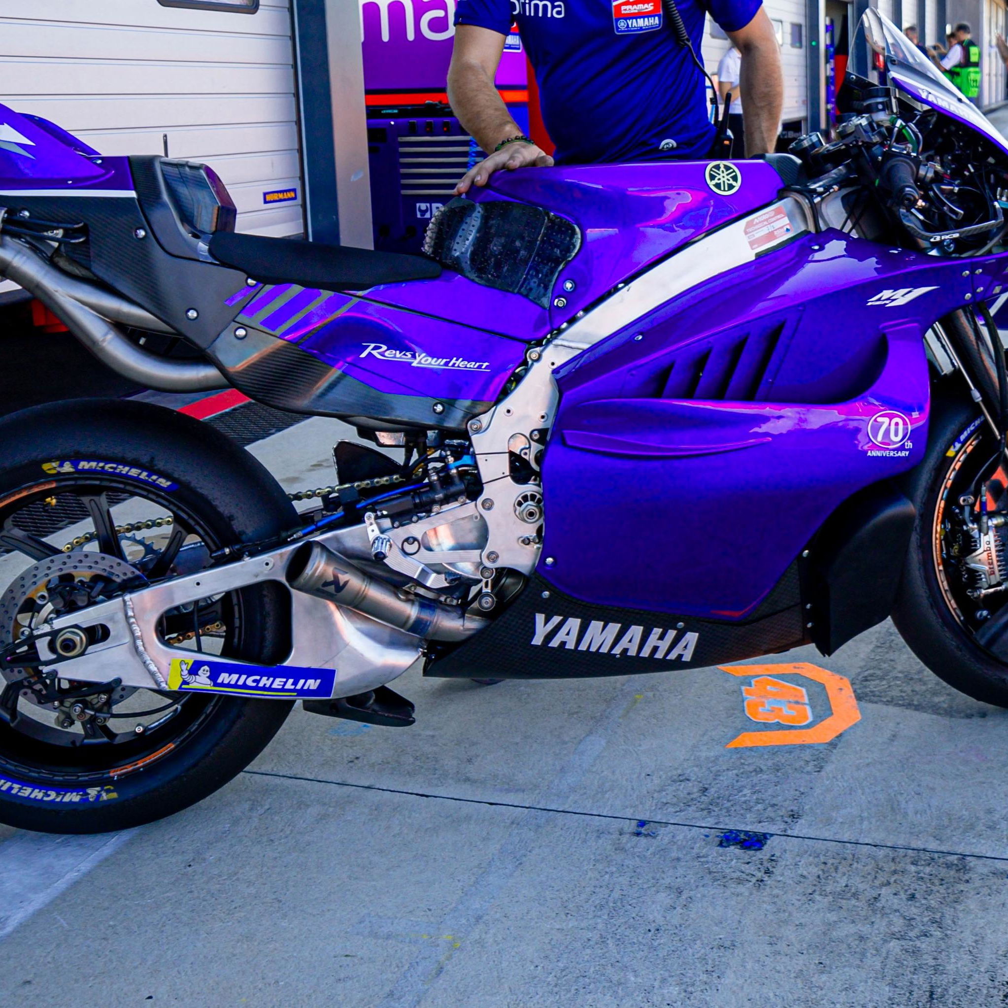 Pramac Yamaha V4, Misano Test