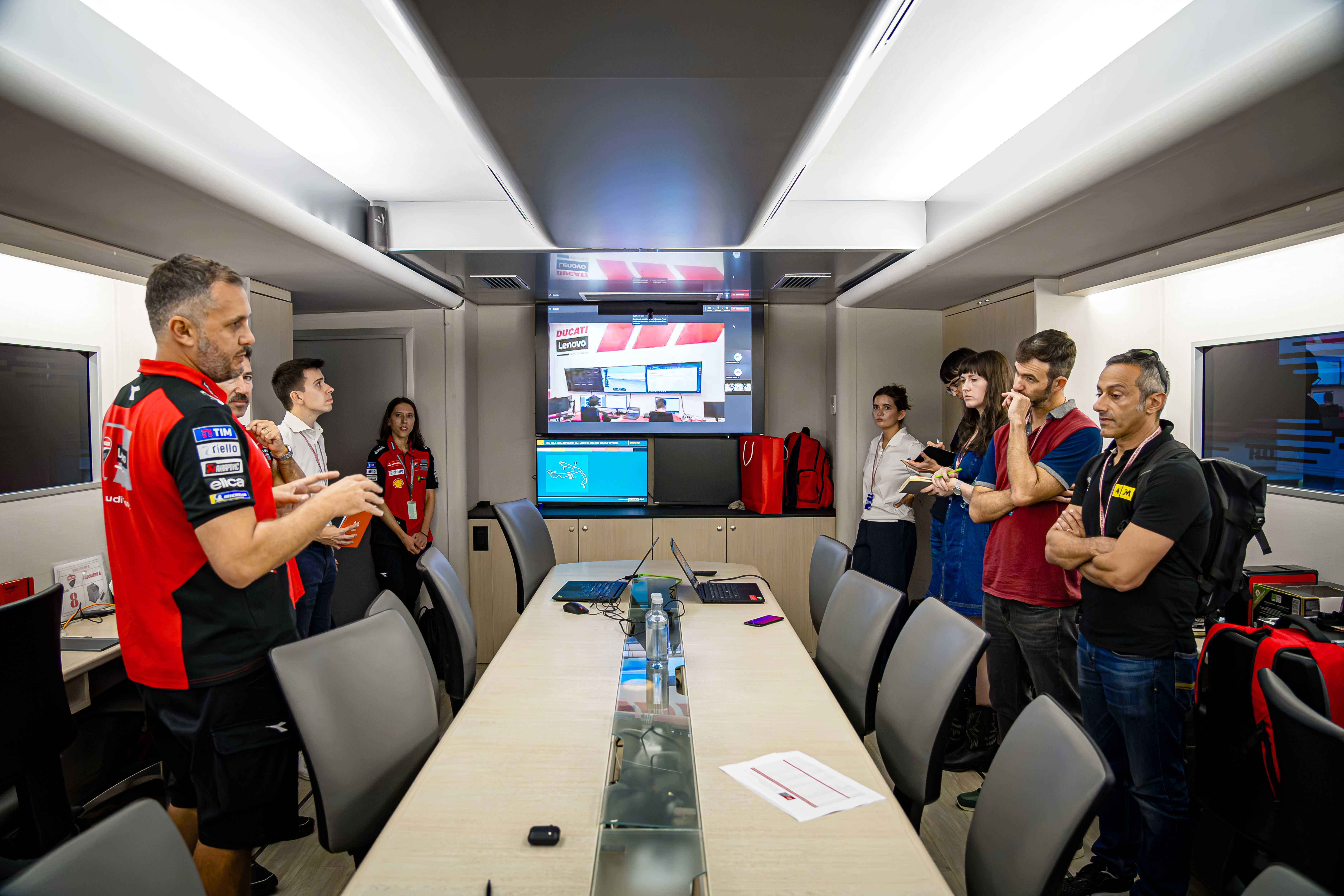 Ducati Lenovo Team's Remote Garage