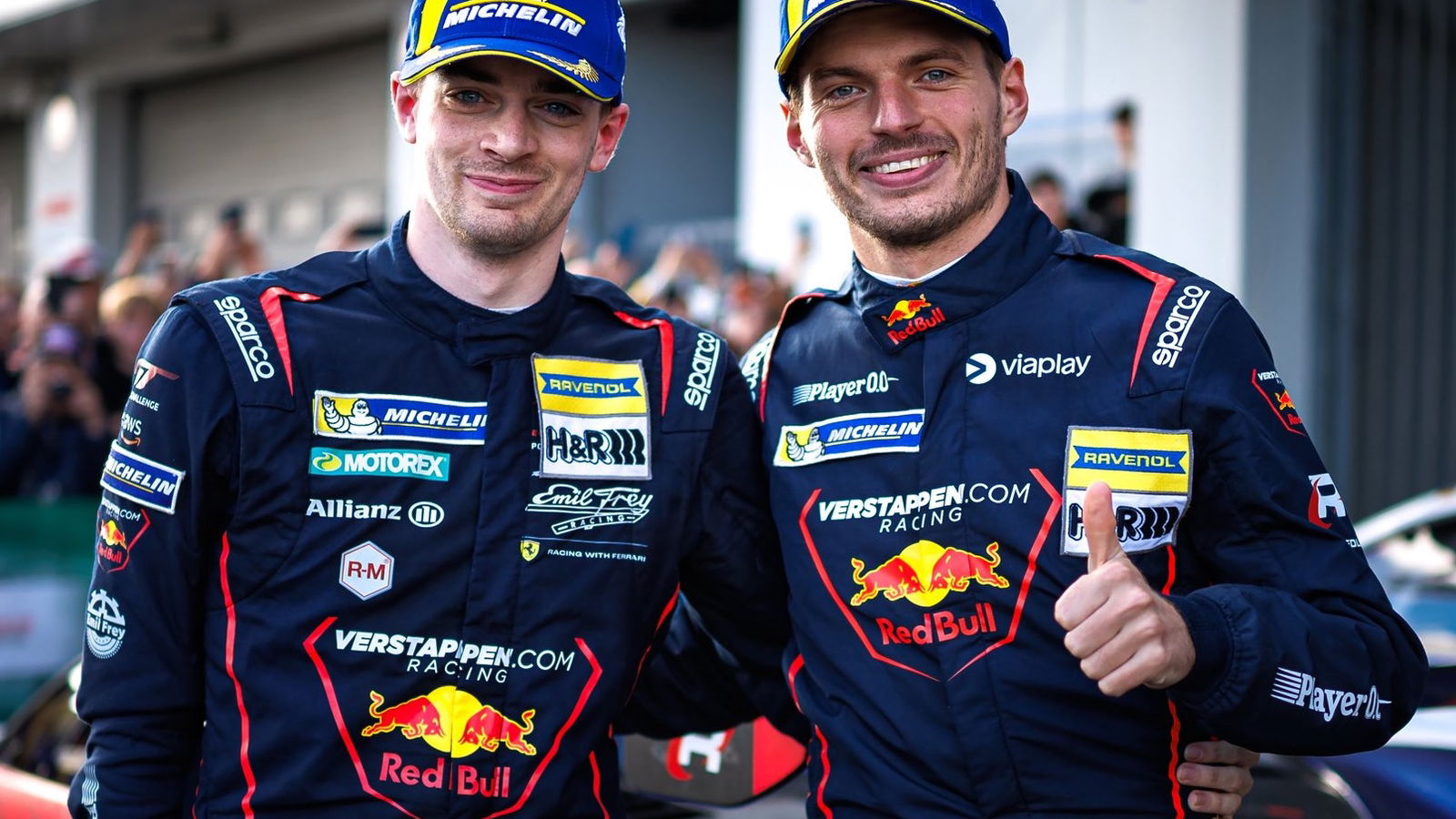 Verstappen celebrates his debut GT3 win