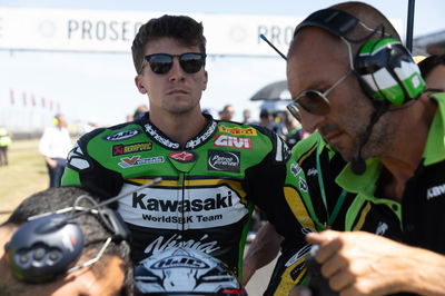 Garrett Gerloff, 2025 UK WorldSBK, grid. Credit: Gold and Goose.
