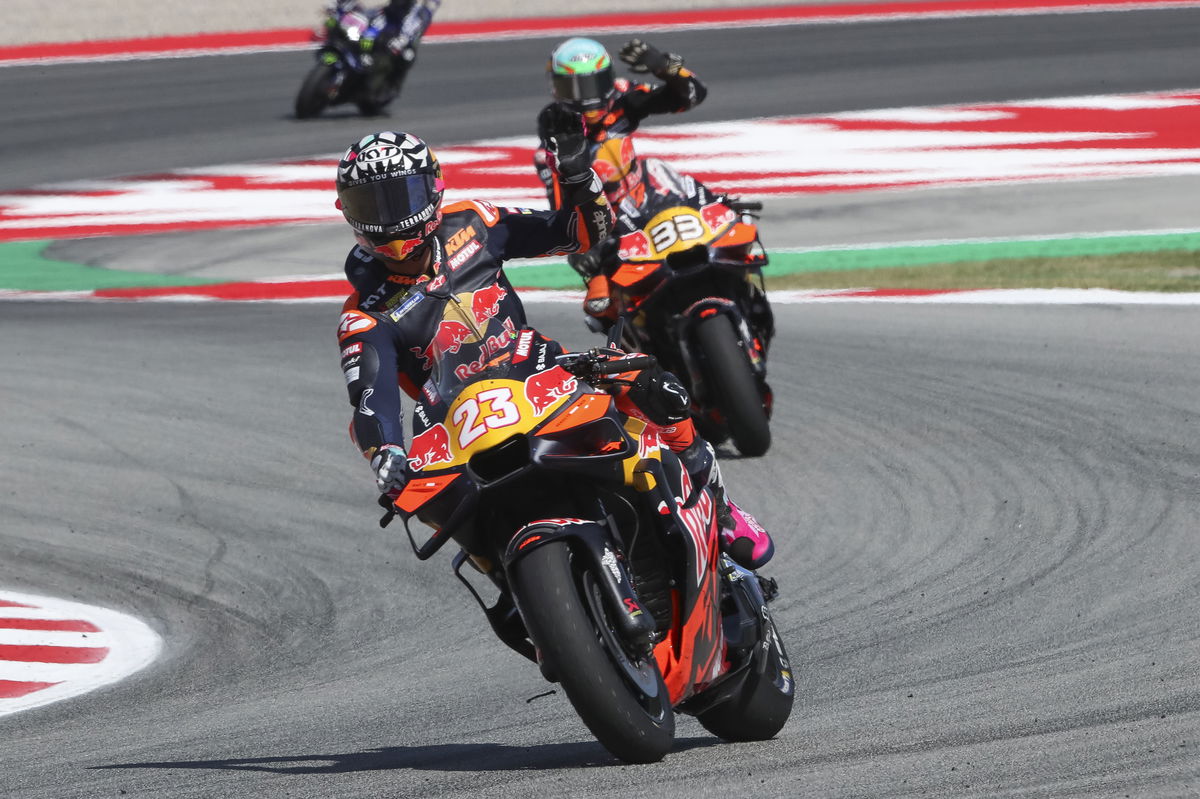 Enea Bastianini gets first KTM MotoGP podium: ‘Guenther Steiner a lucky bastard’