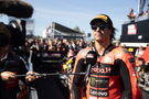 Nicolo Bulega, 2025 French WorldSBK, parc ferme. Credit: Gold and Goose.