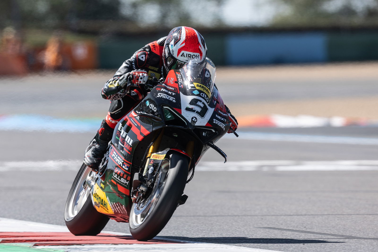 Danilo Petrucci, 2025 French WorldSBK. Credit: Gold and Goose.