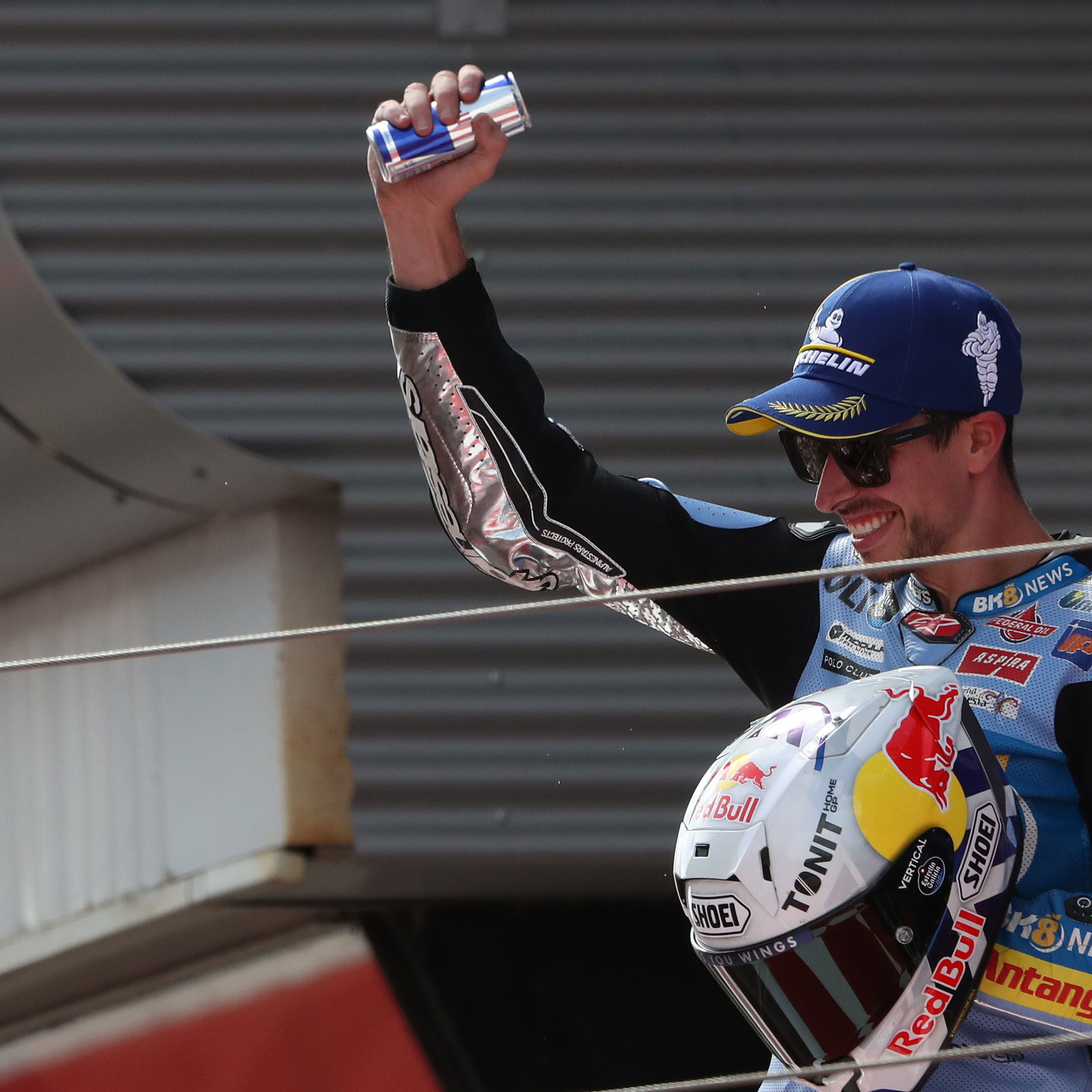 Alex Marquez, 2025 MotoGP Catalan Grand Prix, podium. Credit: Gold and Goose.