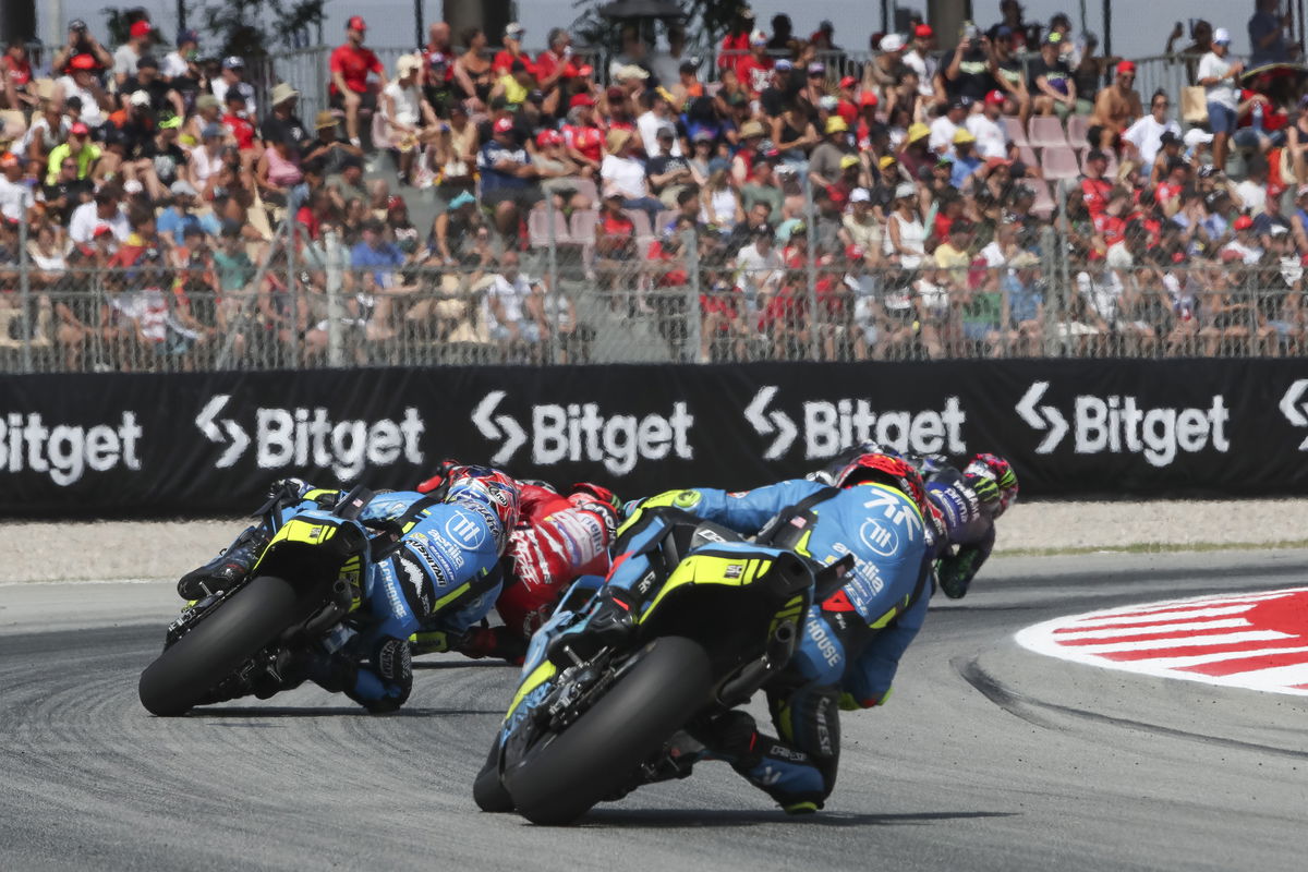 One MotoGP rookie gets “expert” praise as shining light in Aprilia’s Barcelona misery