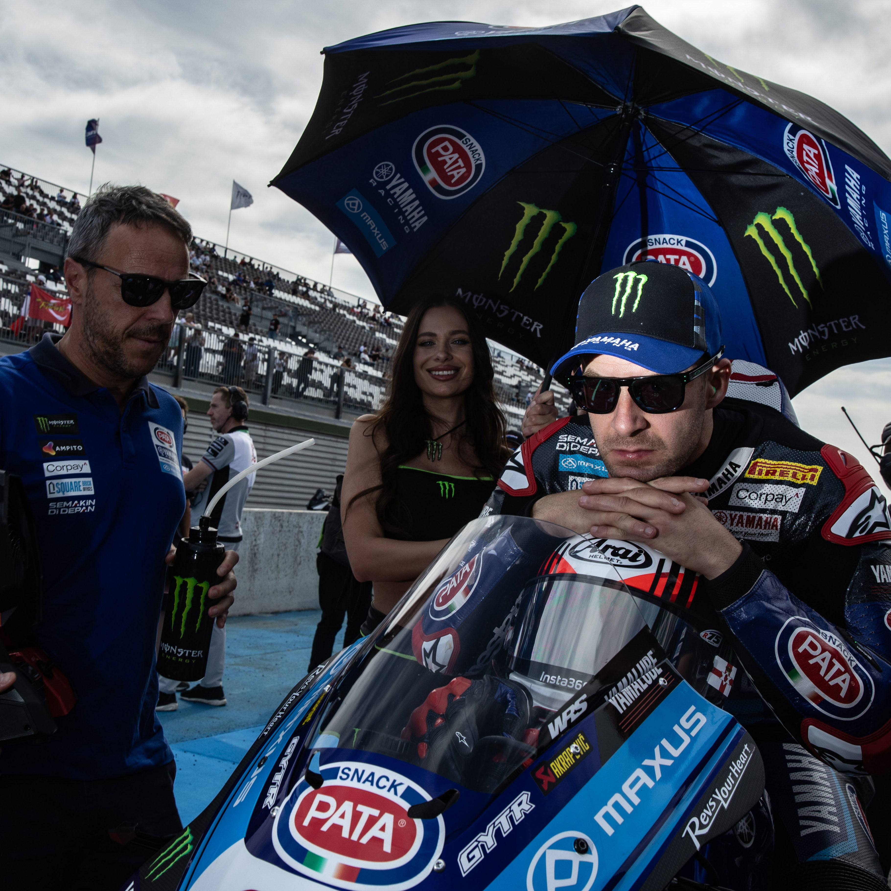 Jonathan Rea, 2025 French WorldSBK, grid. Credit: Gold and Goose.