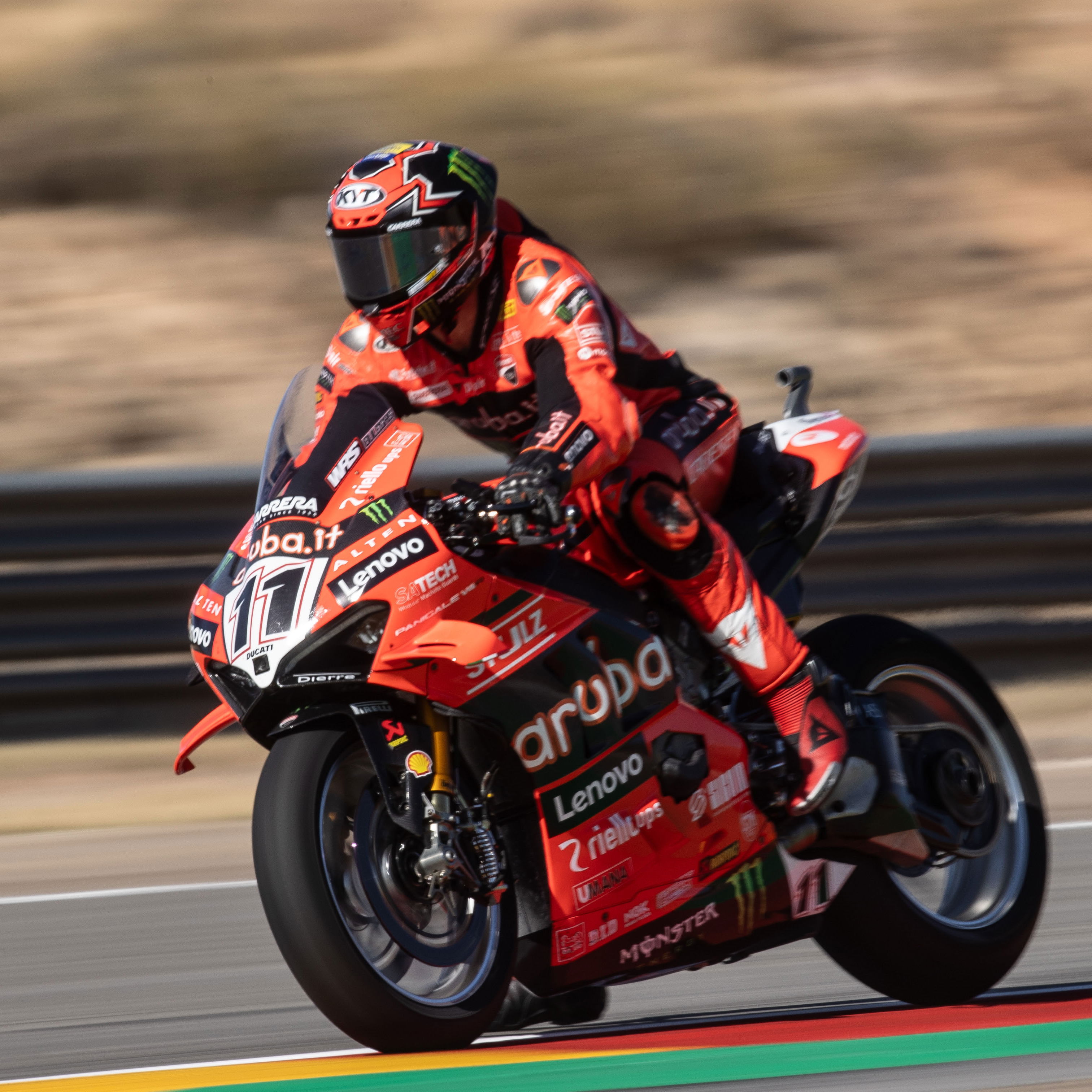 Nicolo Bulega, 2025 Aragon WorldSBK. Credit: Gold and Goose.