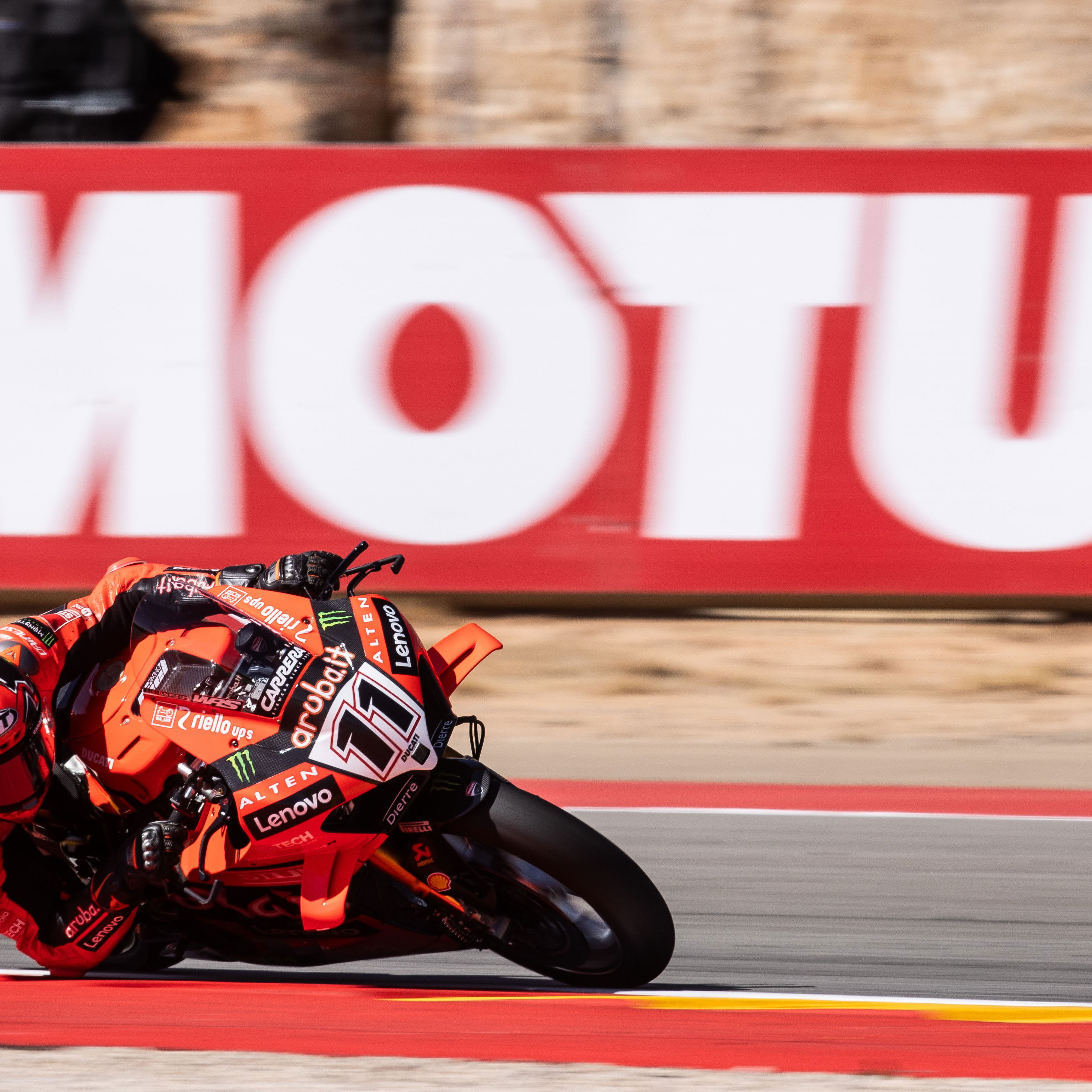 Nicolo Bulega, 2025 Aragon WorldSBK. Credit: Gold and Goose.