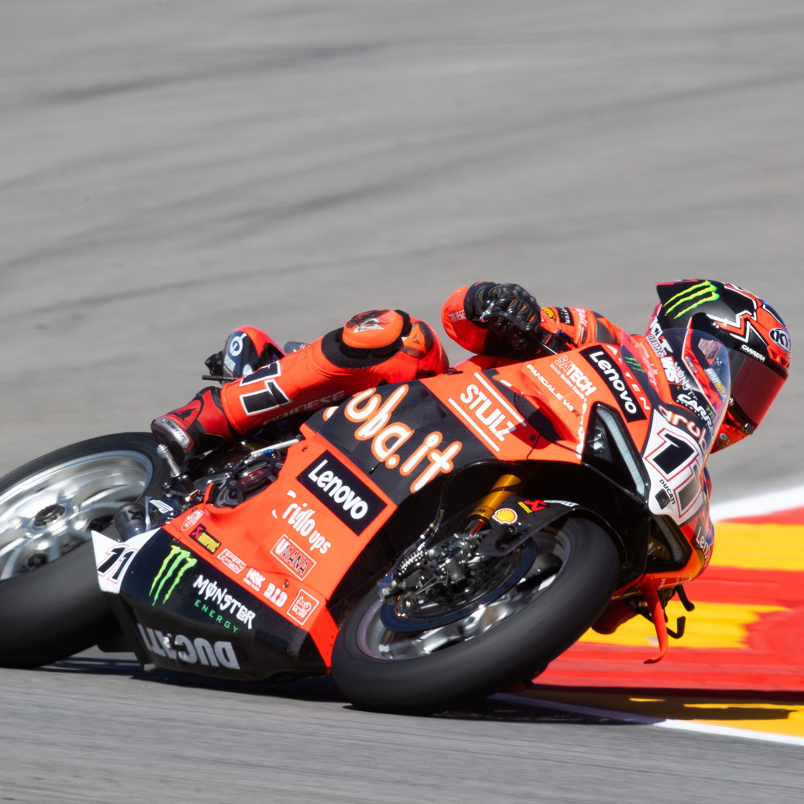 Nicolo Bulega, 2025 Aragon WorldSBK. Credit: Gold and Goose.