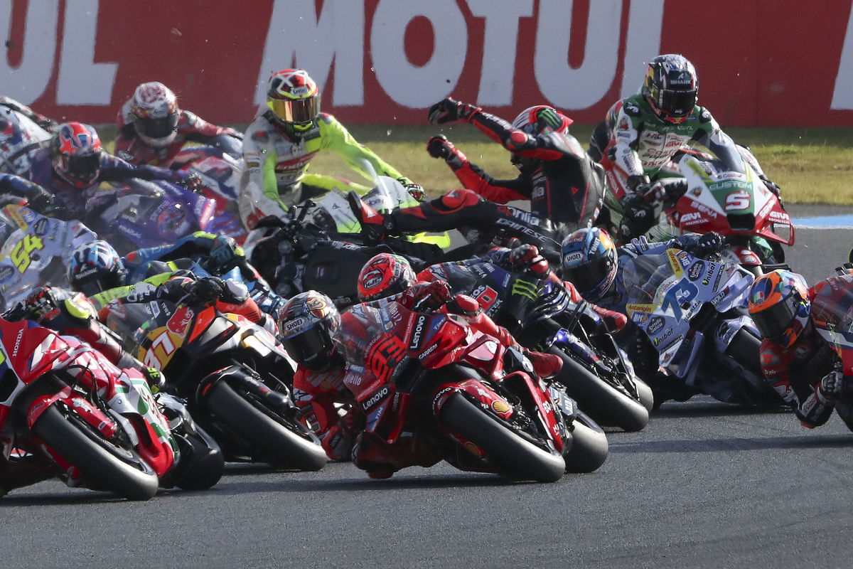 Aprilia MotoGP boss rues Jorge Martin’s “serious misjudgement” in Motegi smash