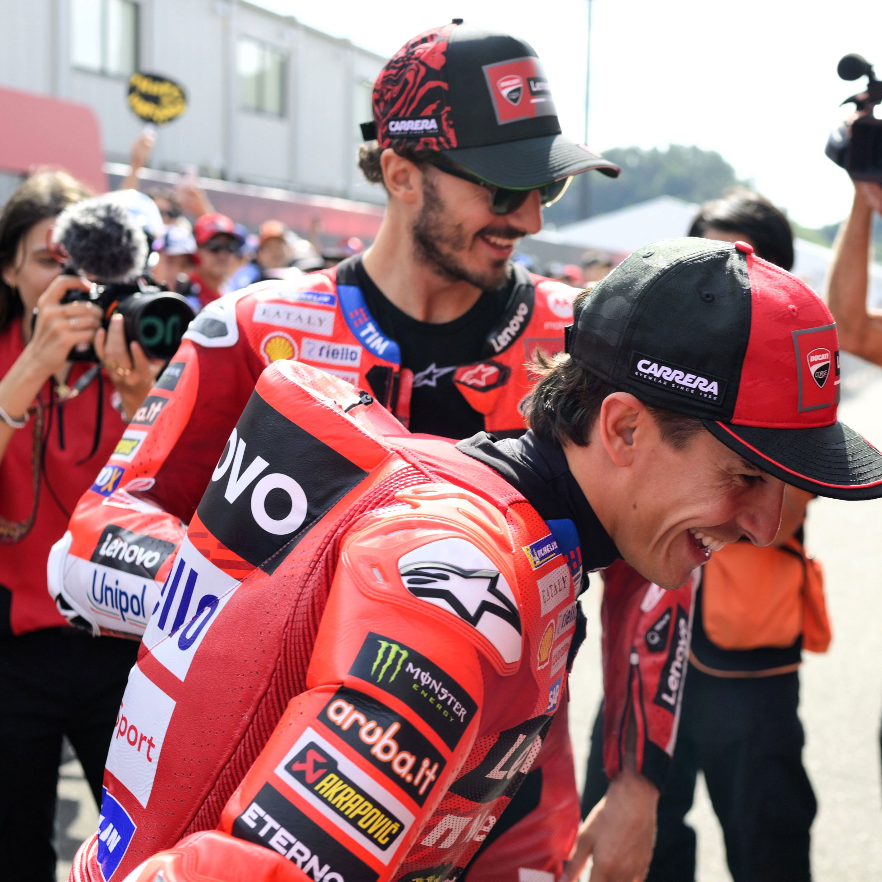Marc Marquez, Francesco Bagnaia, Sunday, 2025 Japanese MotoGP