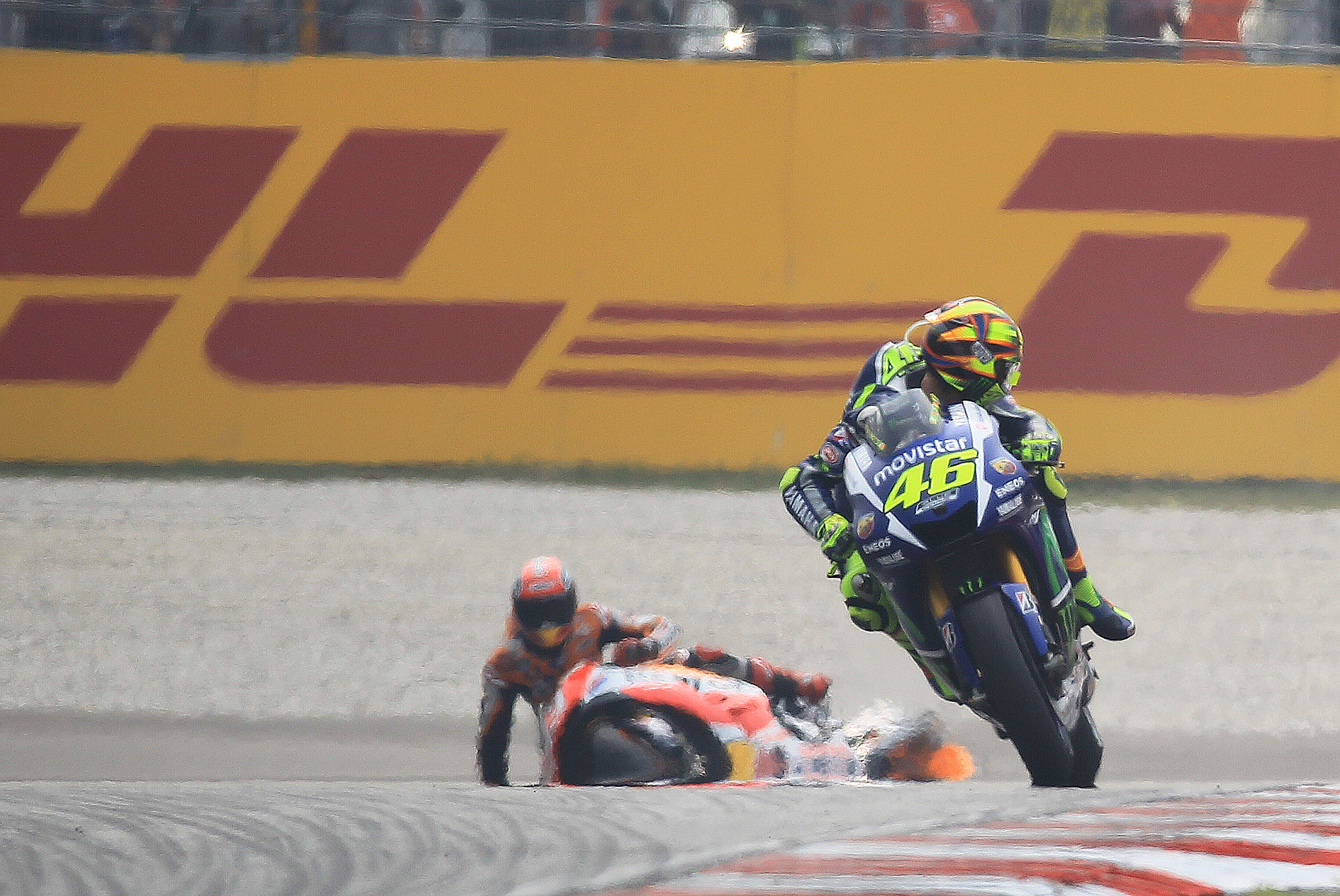 Valentino Rossi, Marc Marquez, Sepang 2015