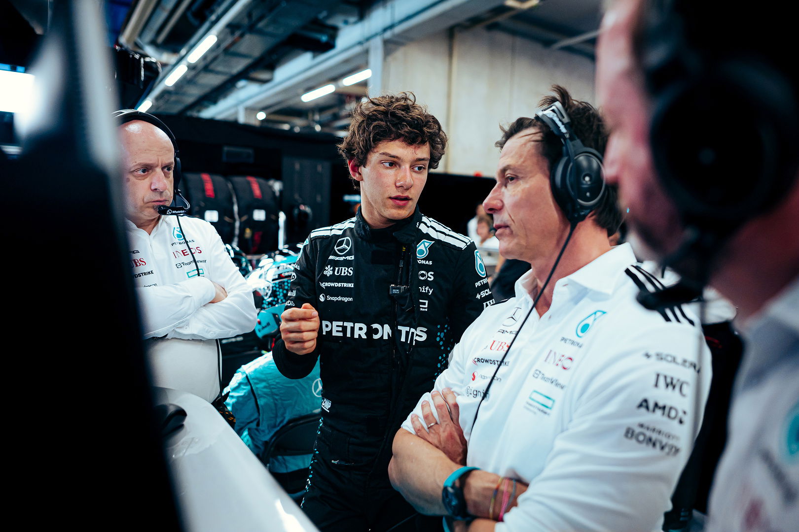 Antonelli was criticised by Wolff after the Italian Grand Prix 