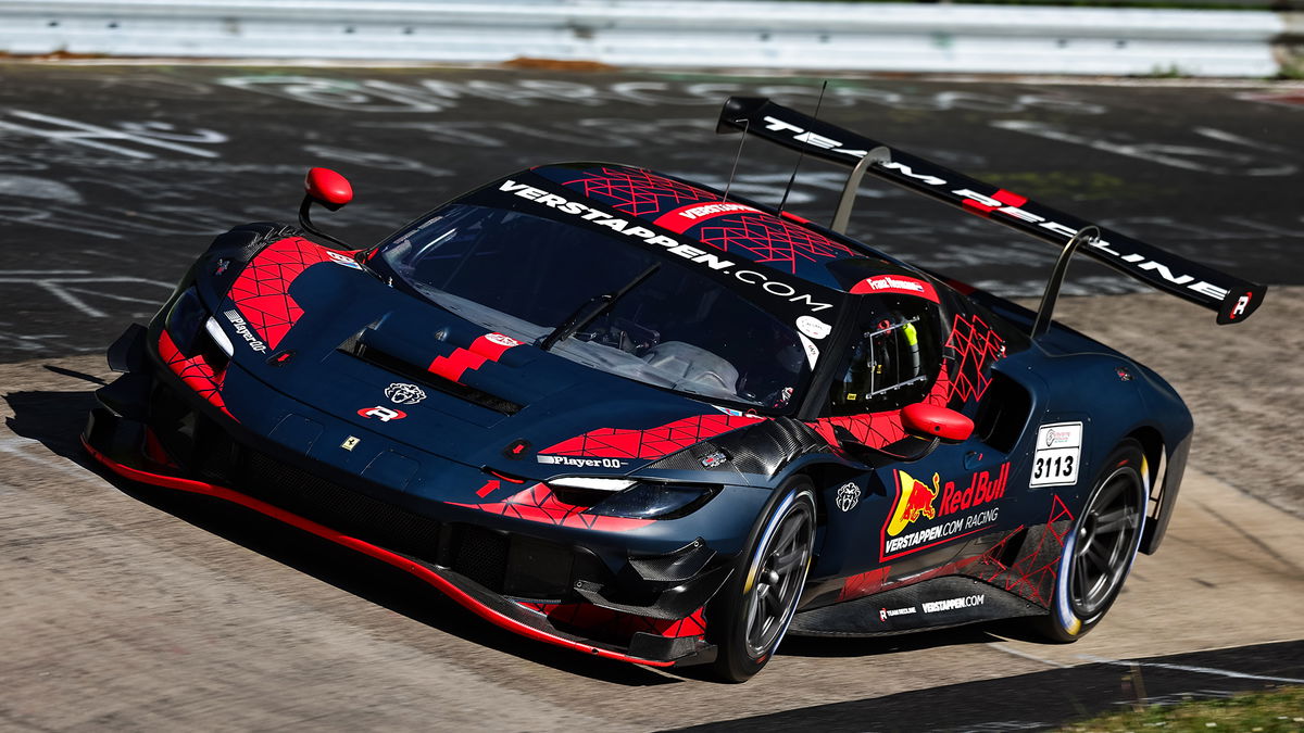 F1 champion Max Verstapppen wins on Nurburgring GT3 debut in a Ferrari