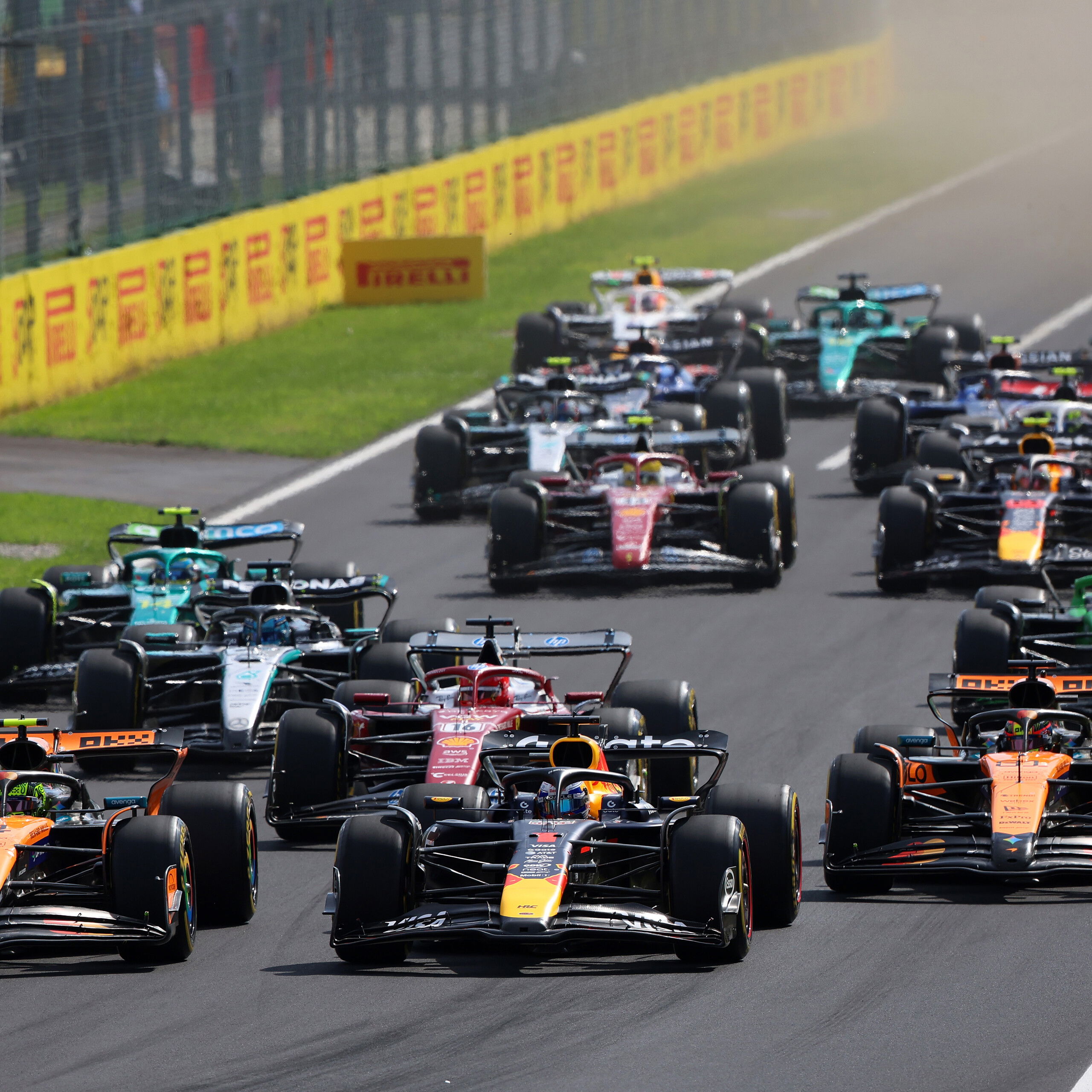 The start of the 2025 Italian Grand Prix 