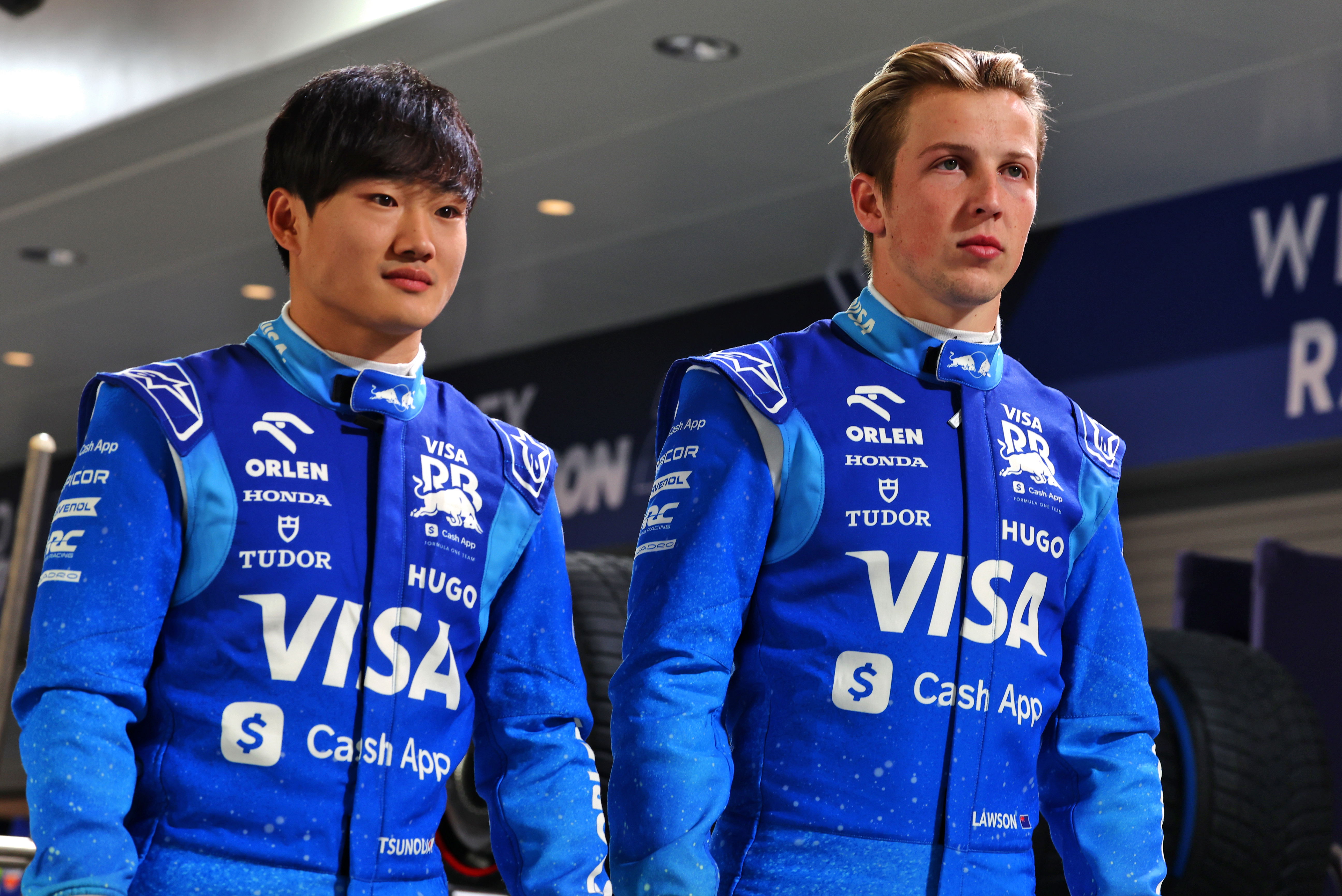 Yuki Tsunoda and Liam Lawson