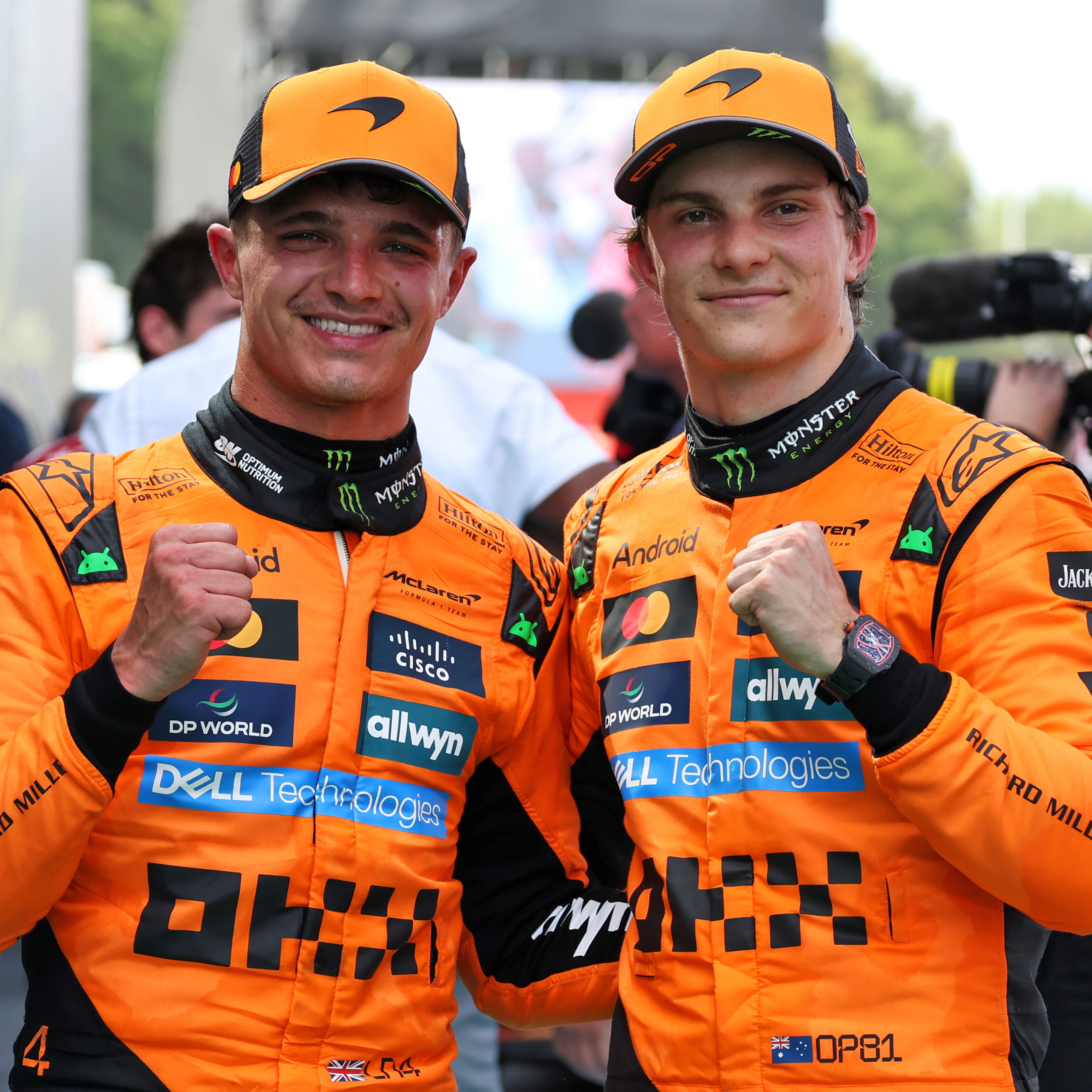 Norris and Piastri are locked in a title duel 