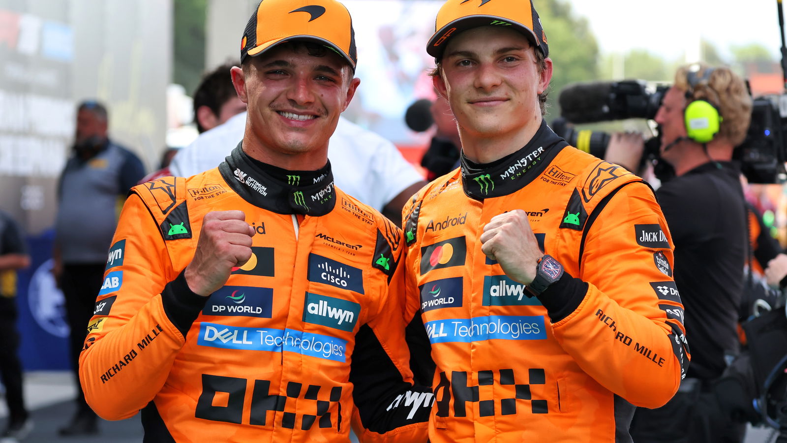 Norris and Piastri are locked in a title duel