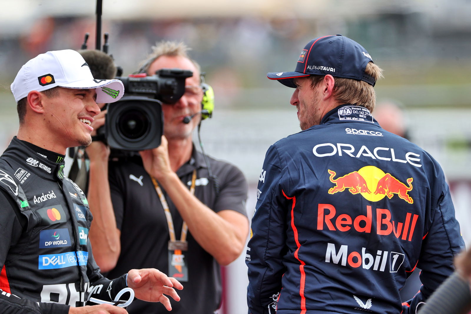Lando Norris and Max Verstappen