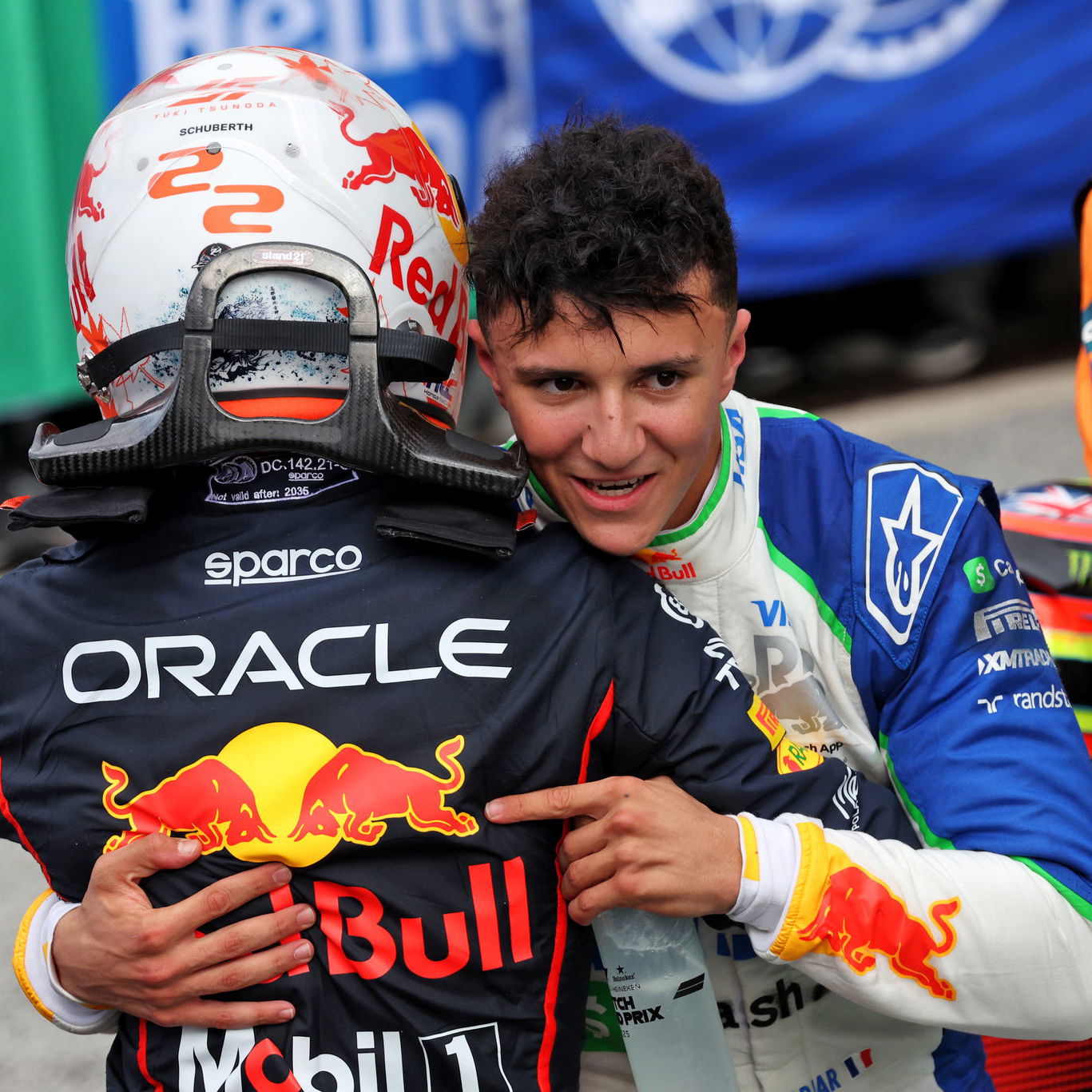 Yuki Tsunoda and Isack Hadjar