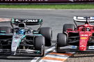 Russell and Leclerc had a controversial duel in the Dutch GP