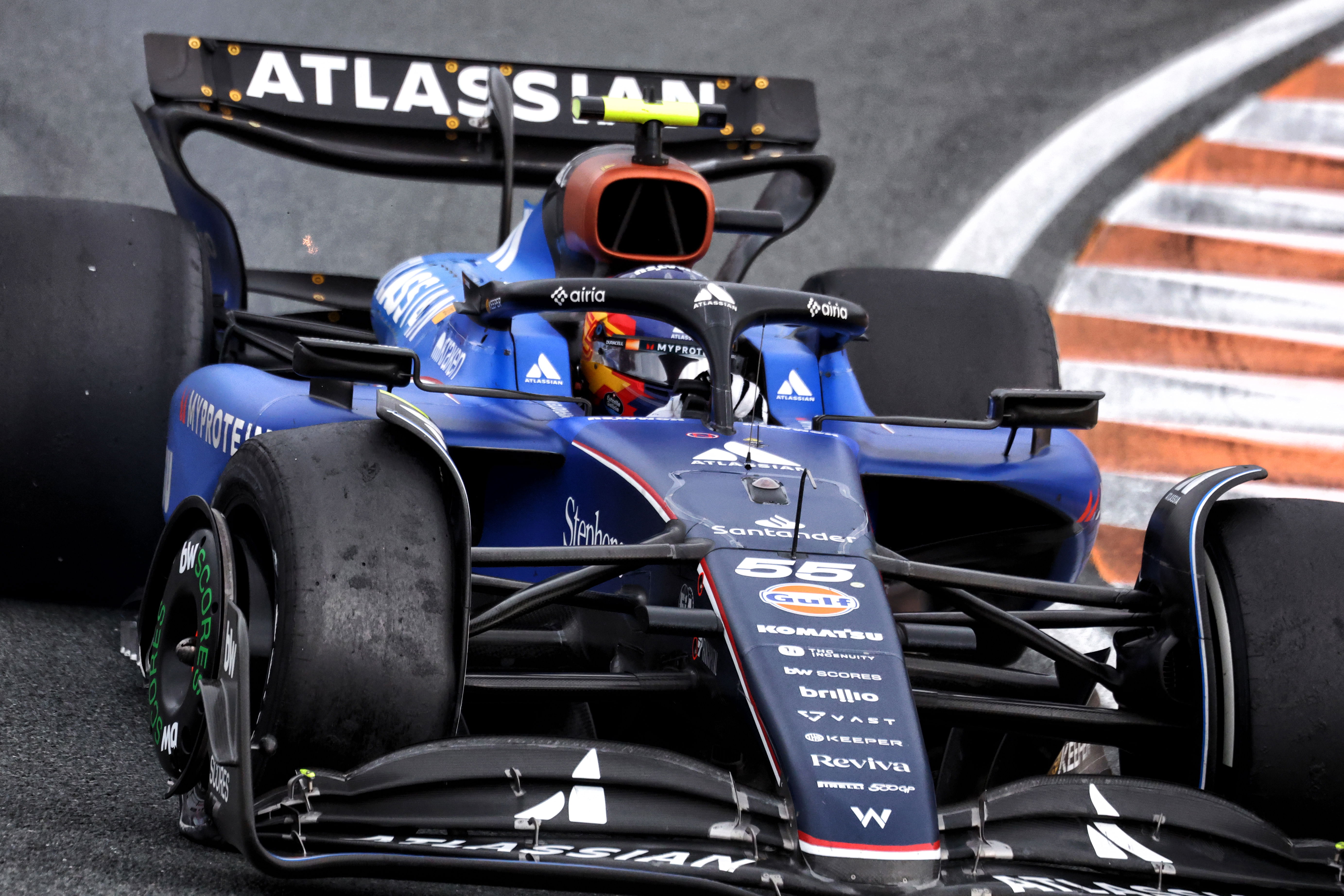 Sainz was awarded a controversial penalty at Zandvoort