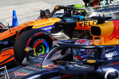 Verstappen and Norris will share the front row