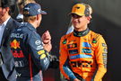Max Verstappen and Lando Norris