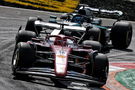 Charles Leclerc ahead of George Russell 