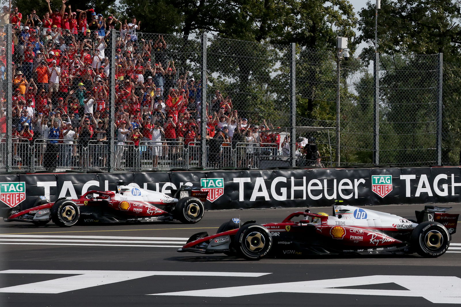 Ferrari took a 4-6 on home soil 