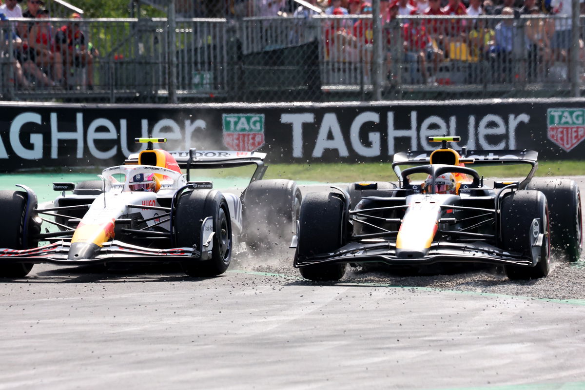 Yuki Tsunoda points finger at Liam Lawson for ‘crossing the line’ after Monza F1 clash