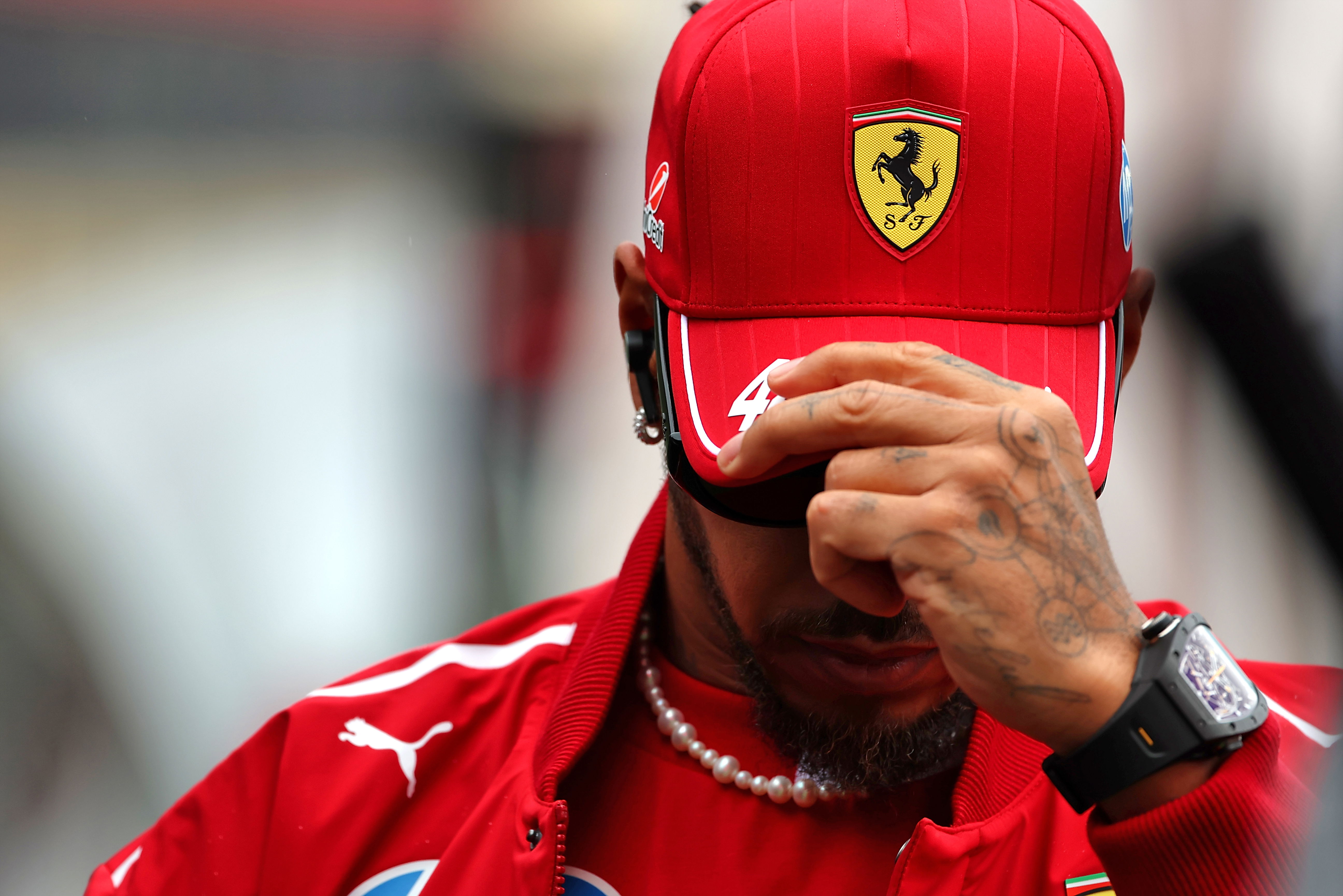 Hamilton finished eighth in Baku 