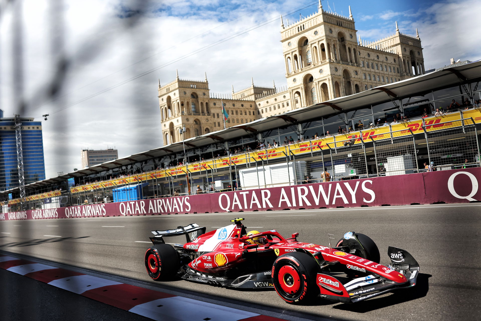 Hamilton is not completely comfortable yet with the SF-25