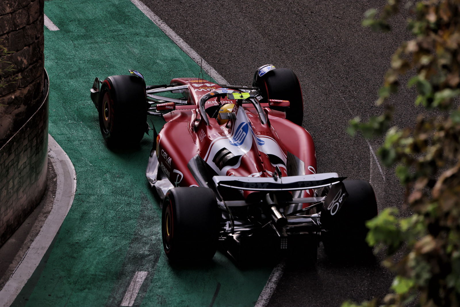 Ferrari's set up choice in Baku has been scrutinised