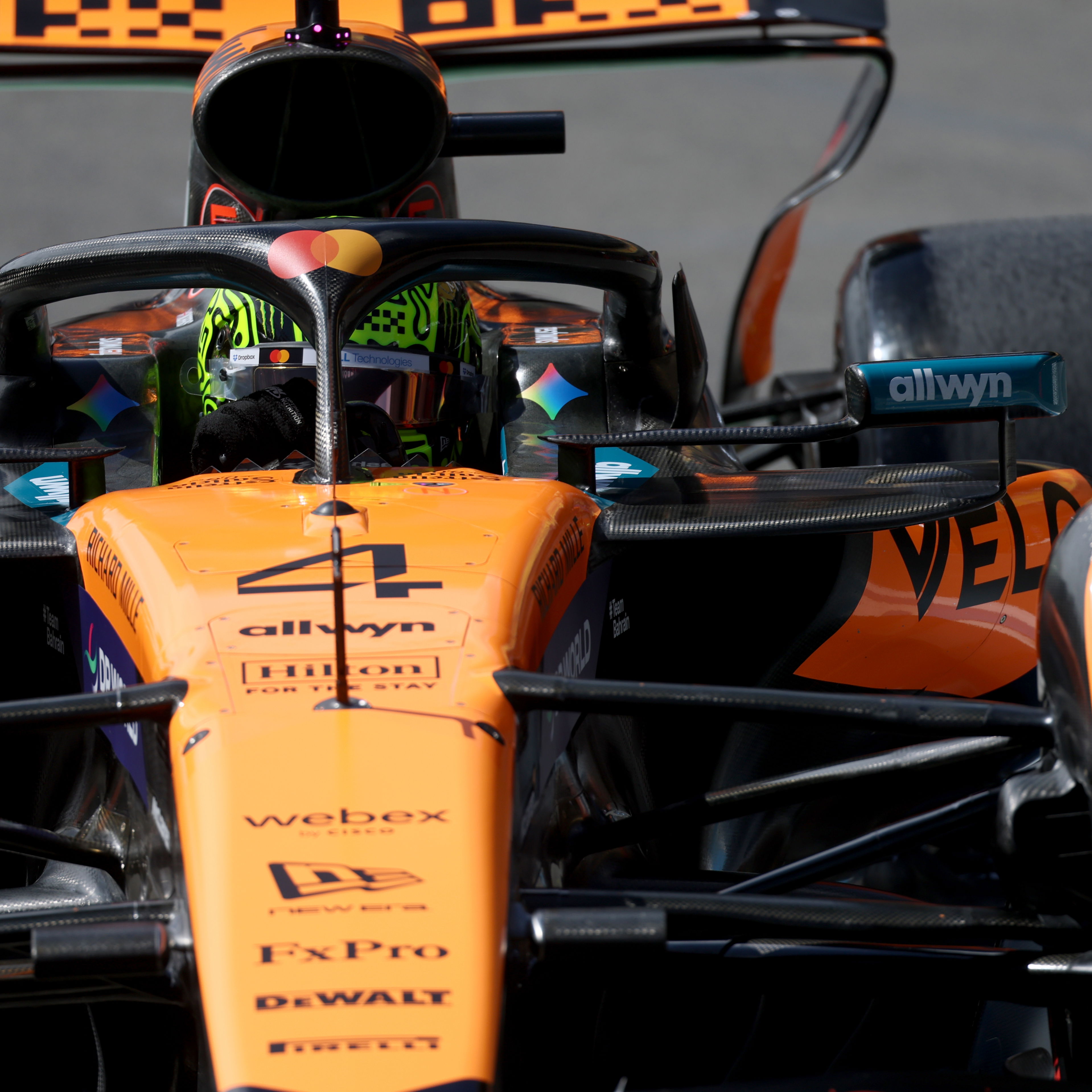 Lando Norris could only take seventh 