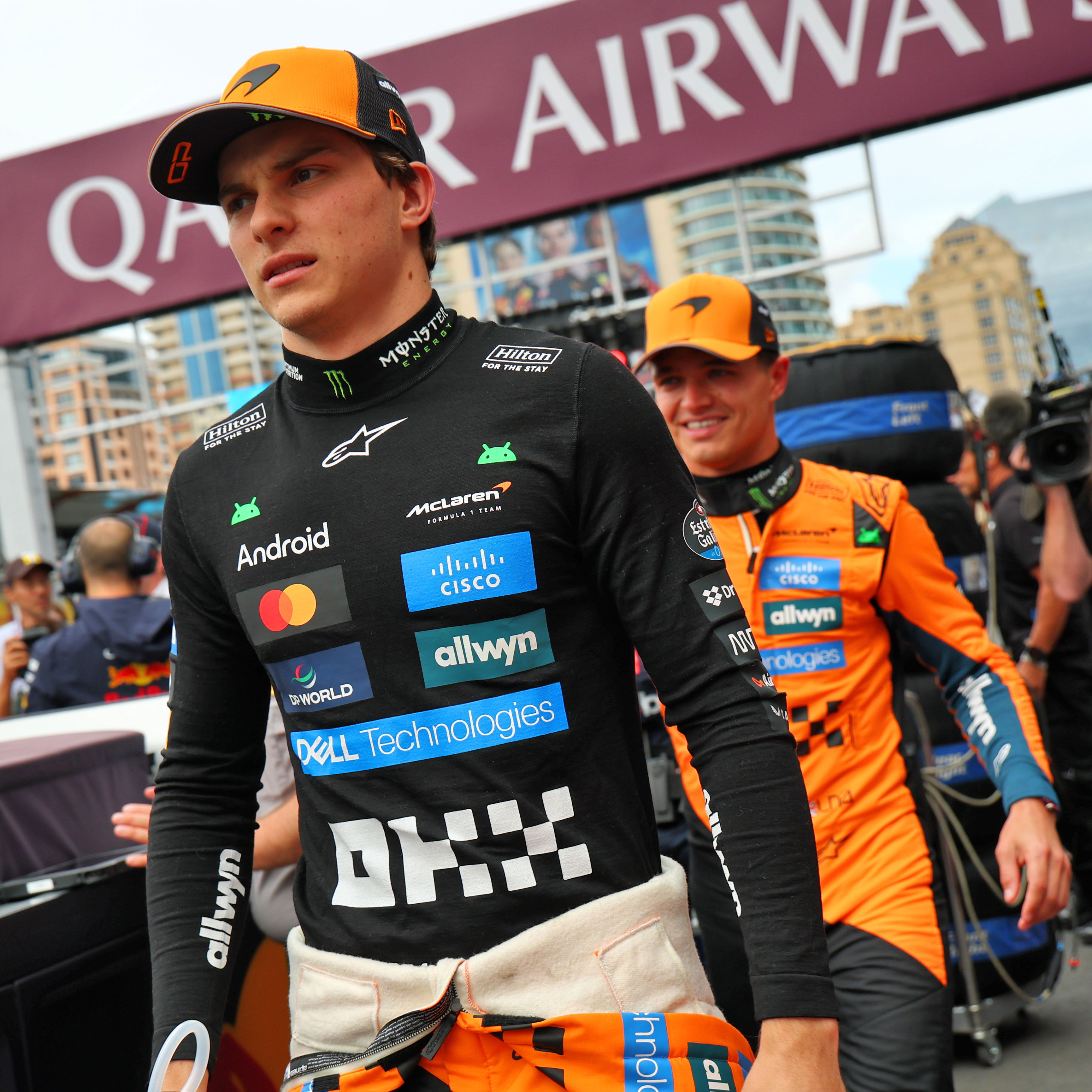 Oscar Piastri and Lando Norris
